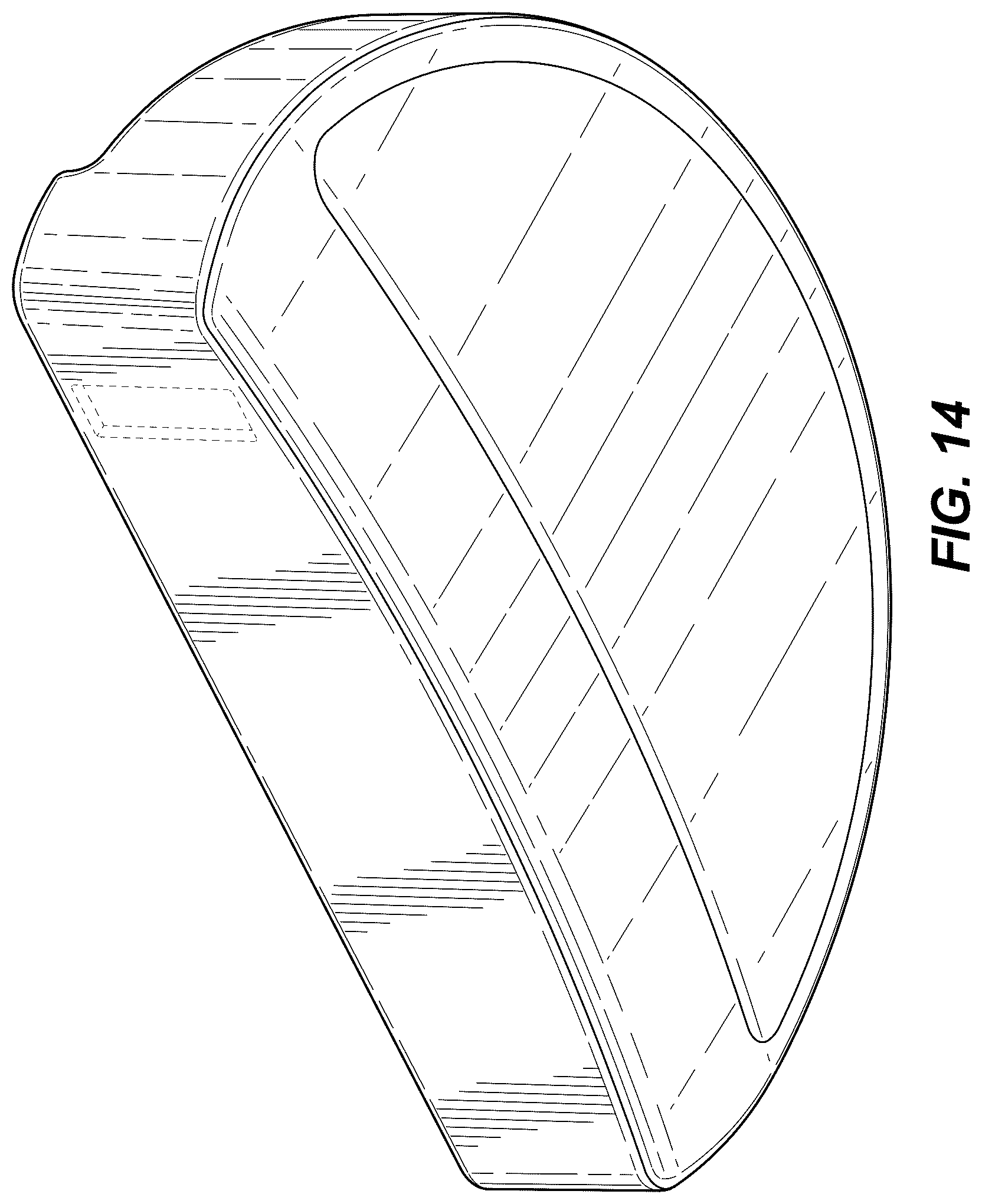 Patent USD1125421 Figure 13 – Golf club head