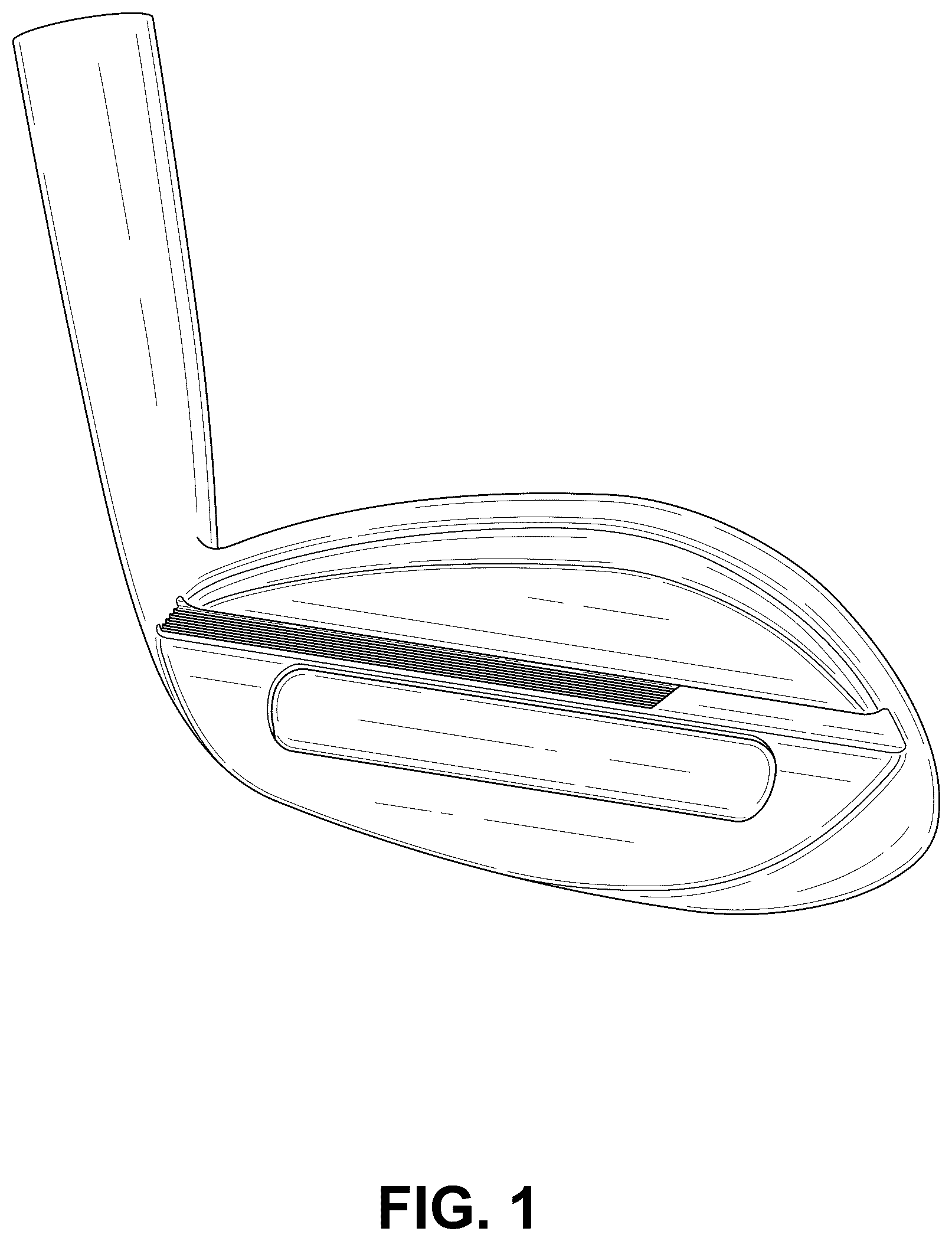 Patent USD1125423 Figure 1 – Golf club head