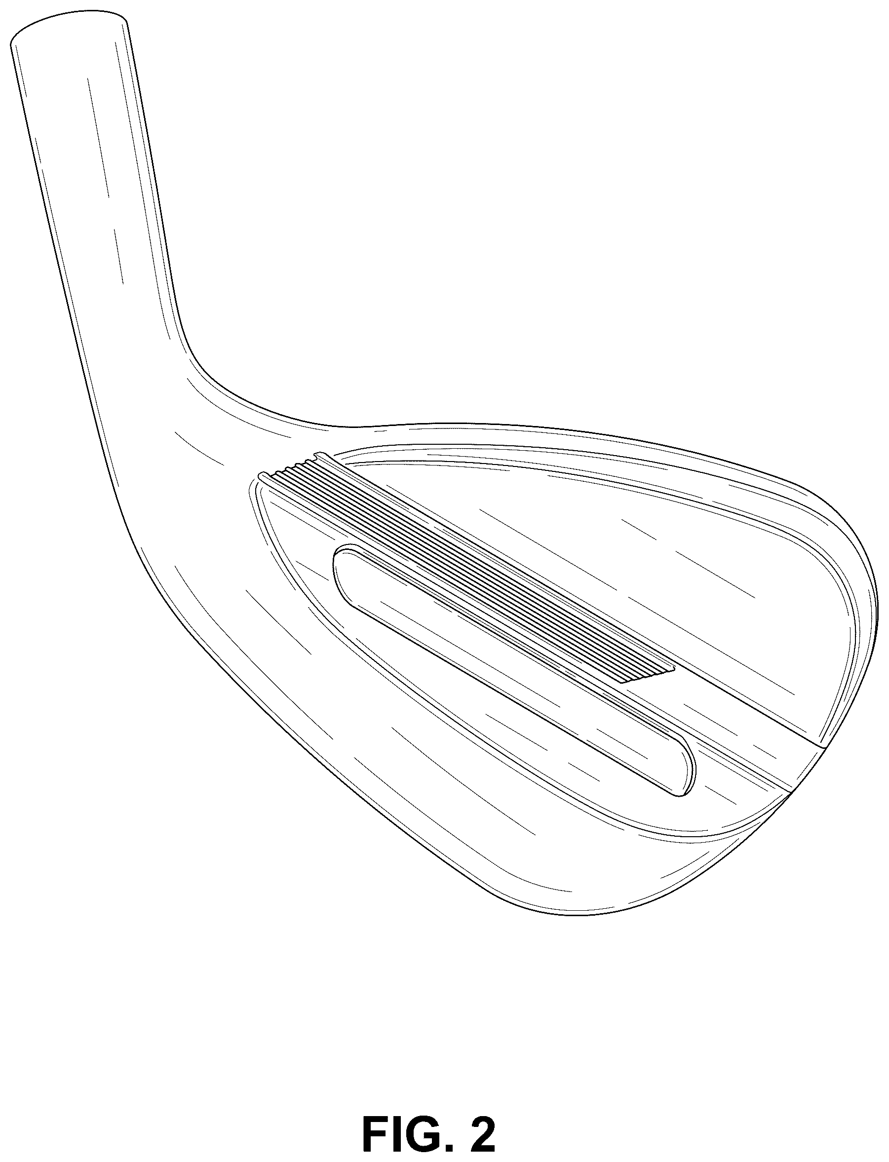 Patent USD1125423 Figure 2 – Golf club head