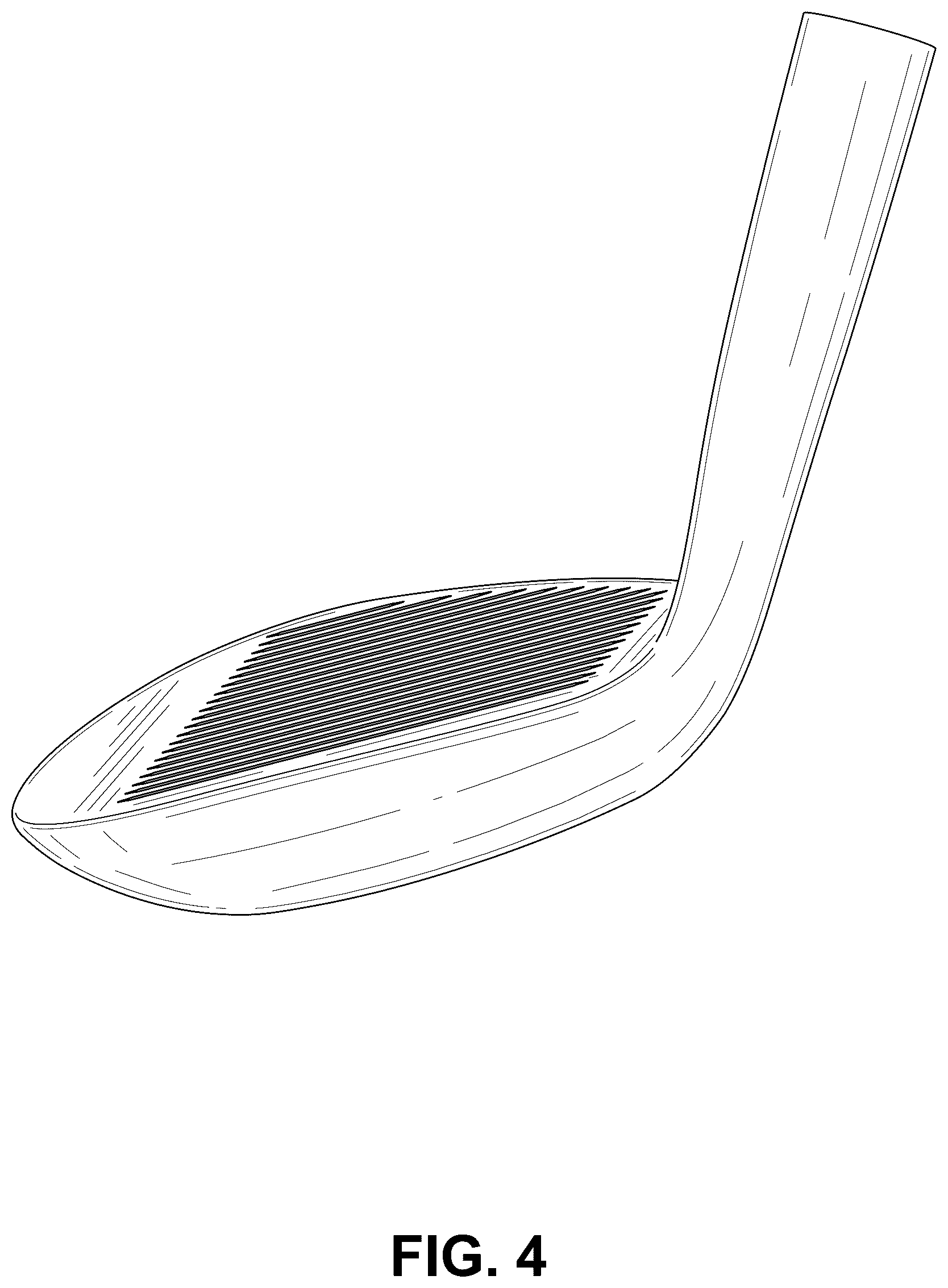 Patent USD1125423 Figure 4 – Golf club head