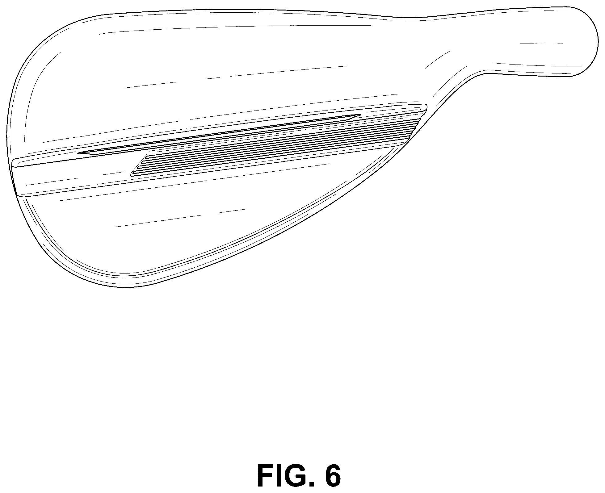 Patent USD1125423 Figure 6 – Golf club head