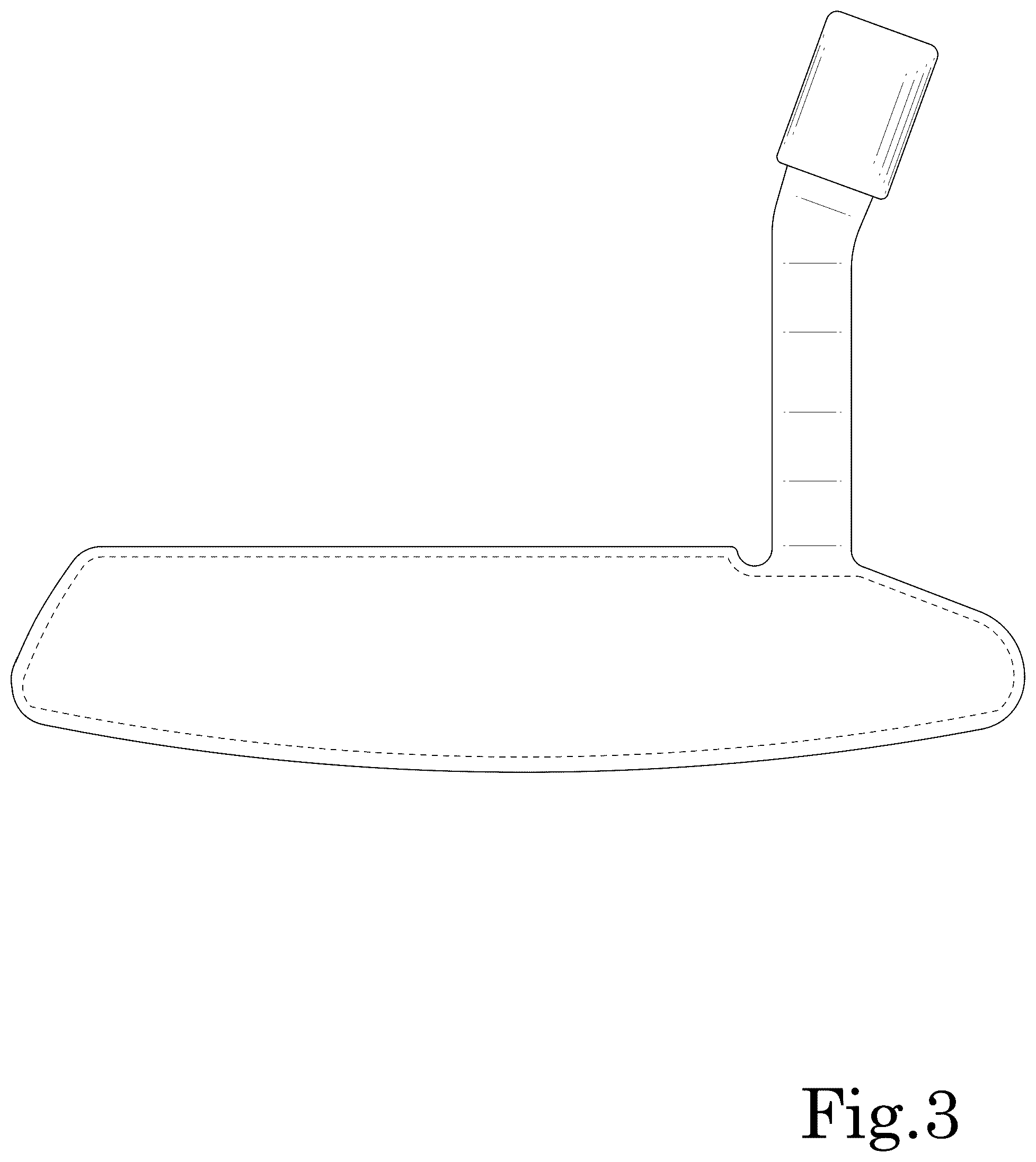 Patent USD1125424 Figure 3 – Head for a golf club