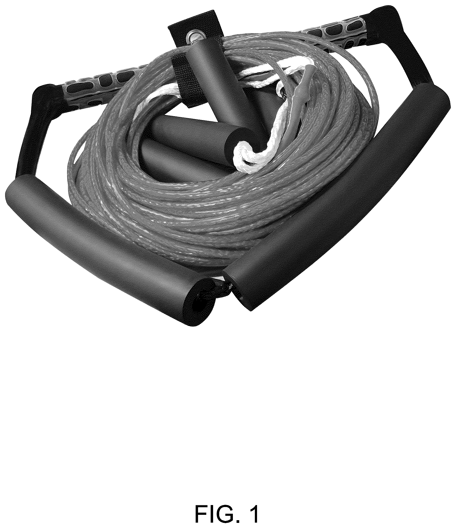 Patent USD1125426 Figure 1 – Water ski rope