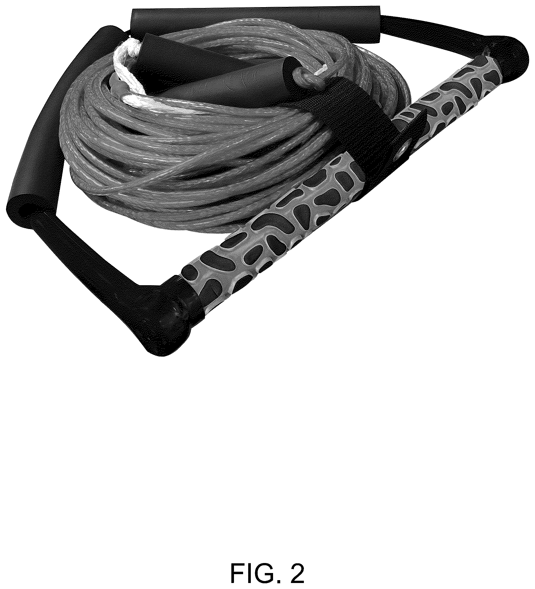 Patent USD1125426 Figure 2 – Water ski rope