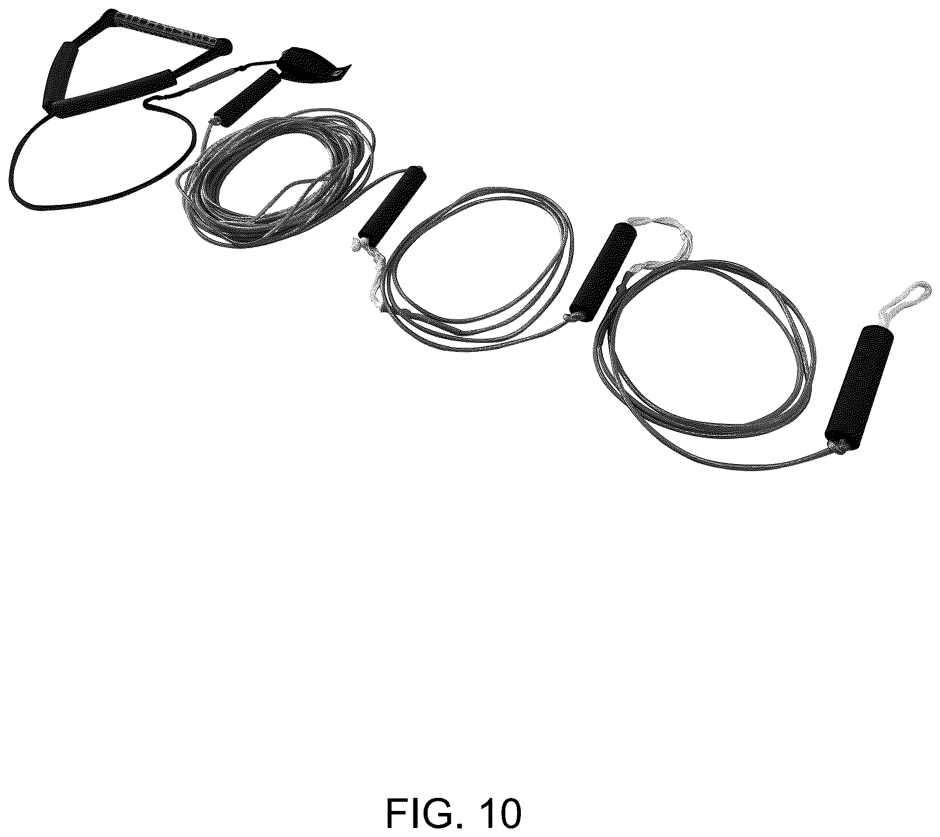 Patent USD1125426 Figure 10 – Water ski rope
