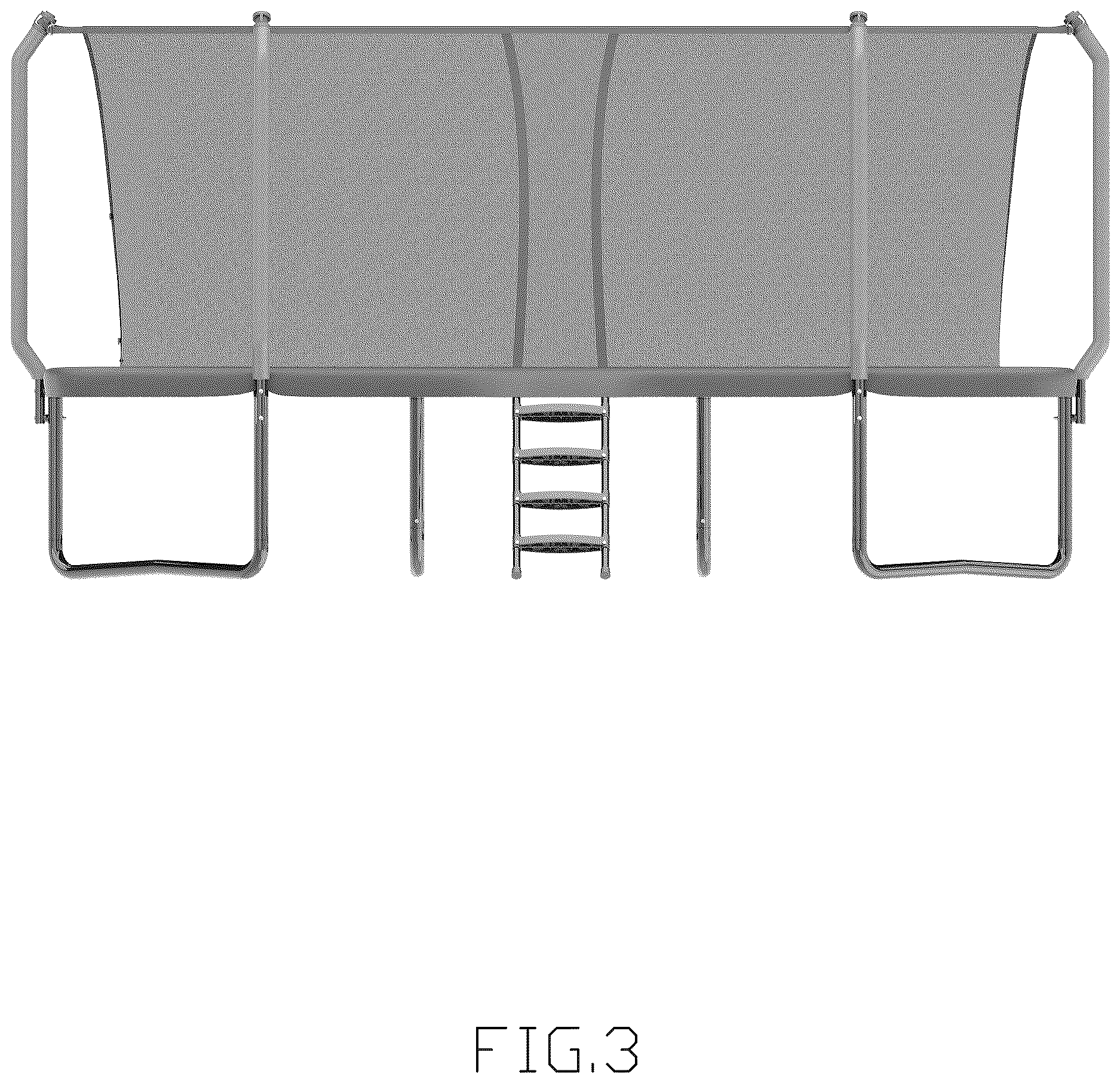 Patent USD1125428 Figure 3 – Trampoline