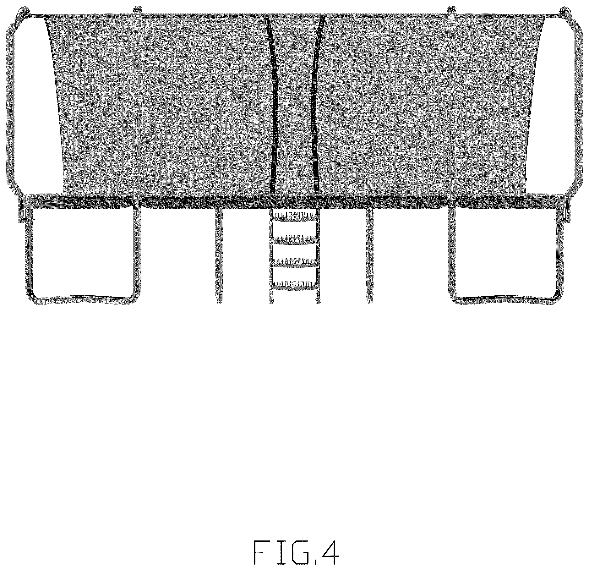 Patent USD1125428 Figure 4 – Trampoline