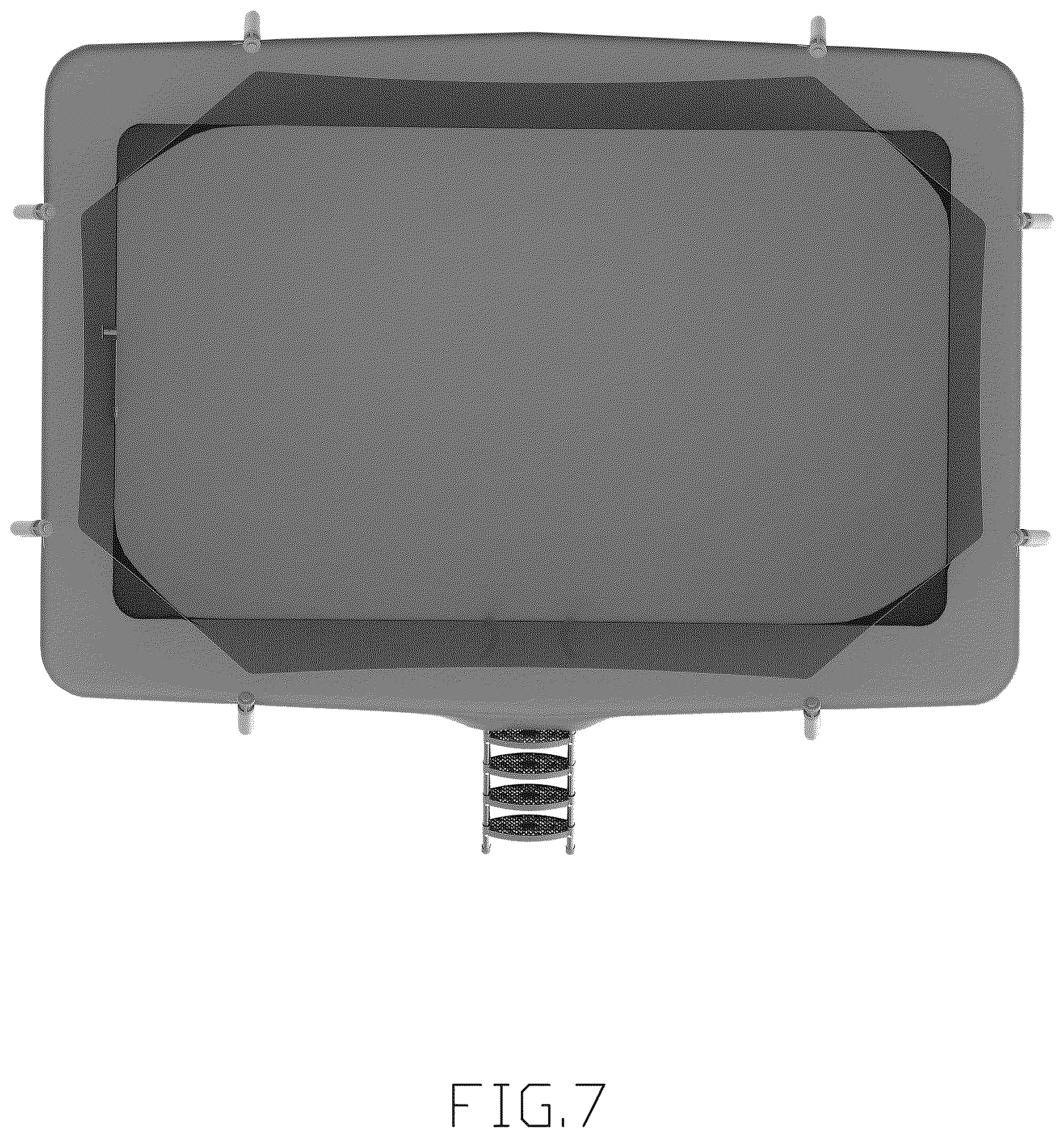 Patent USD1125428 Figure 7 – Trampoline