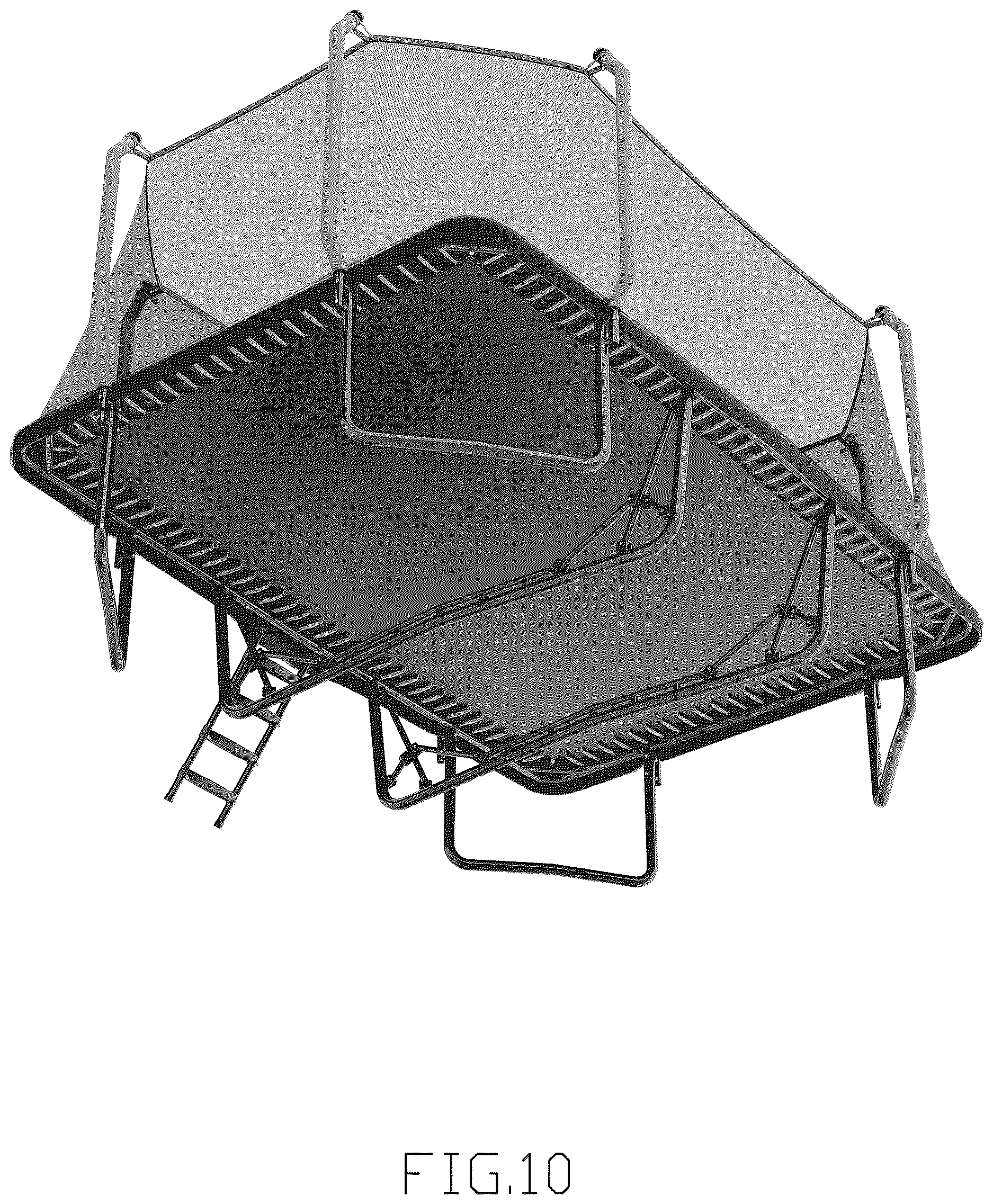 Patent USD1125428 Figure 10 – Trampoline