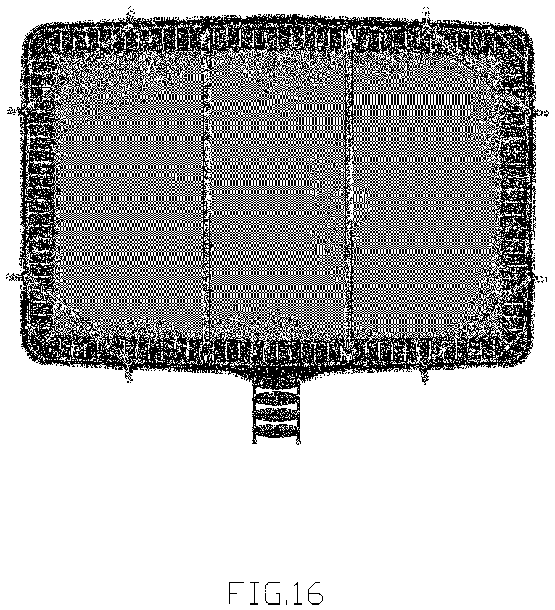 Patent USD1125428 Figure 16 – Trampoline