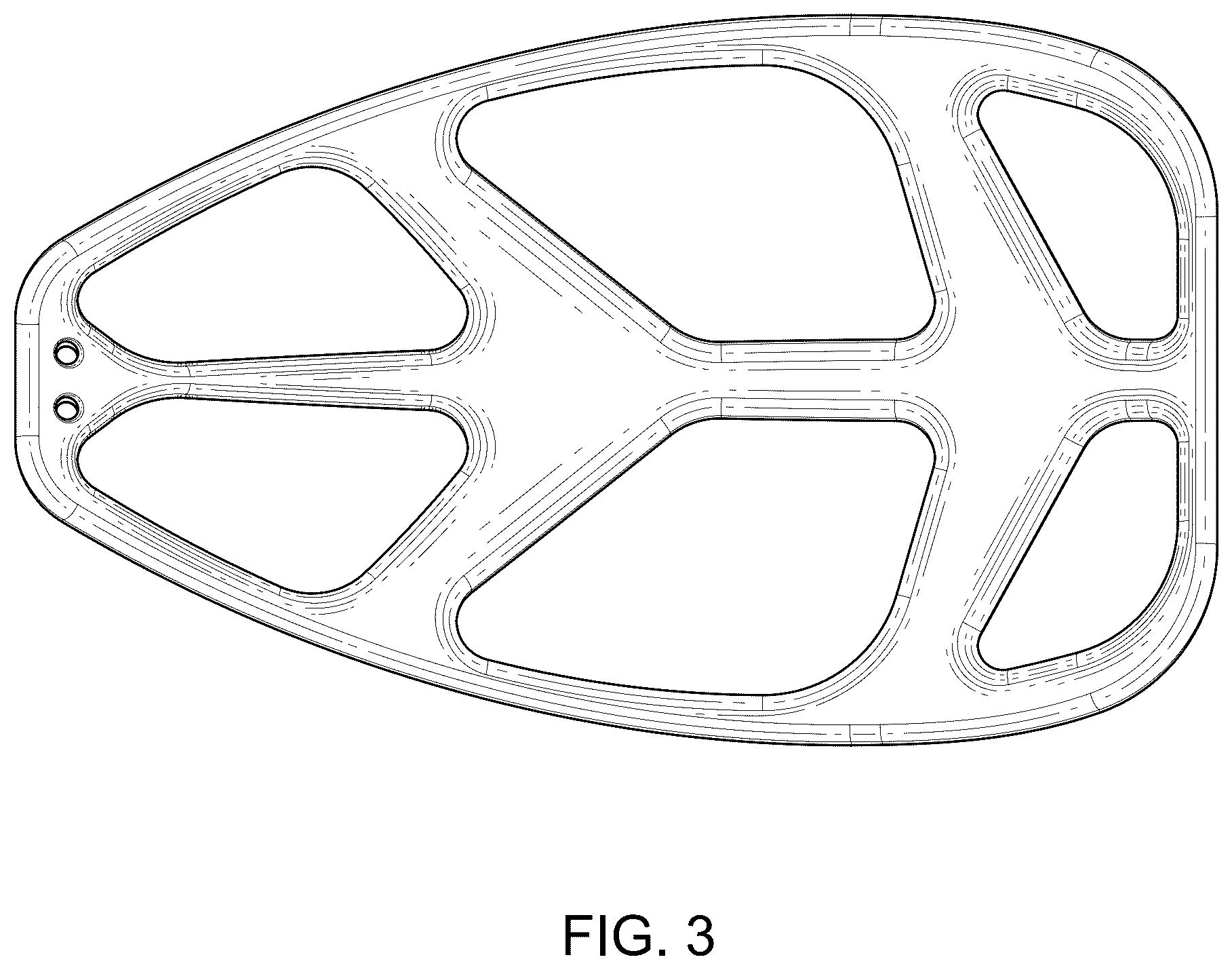 Patent USD1125429 Figure 3 – Rescue buoy