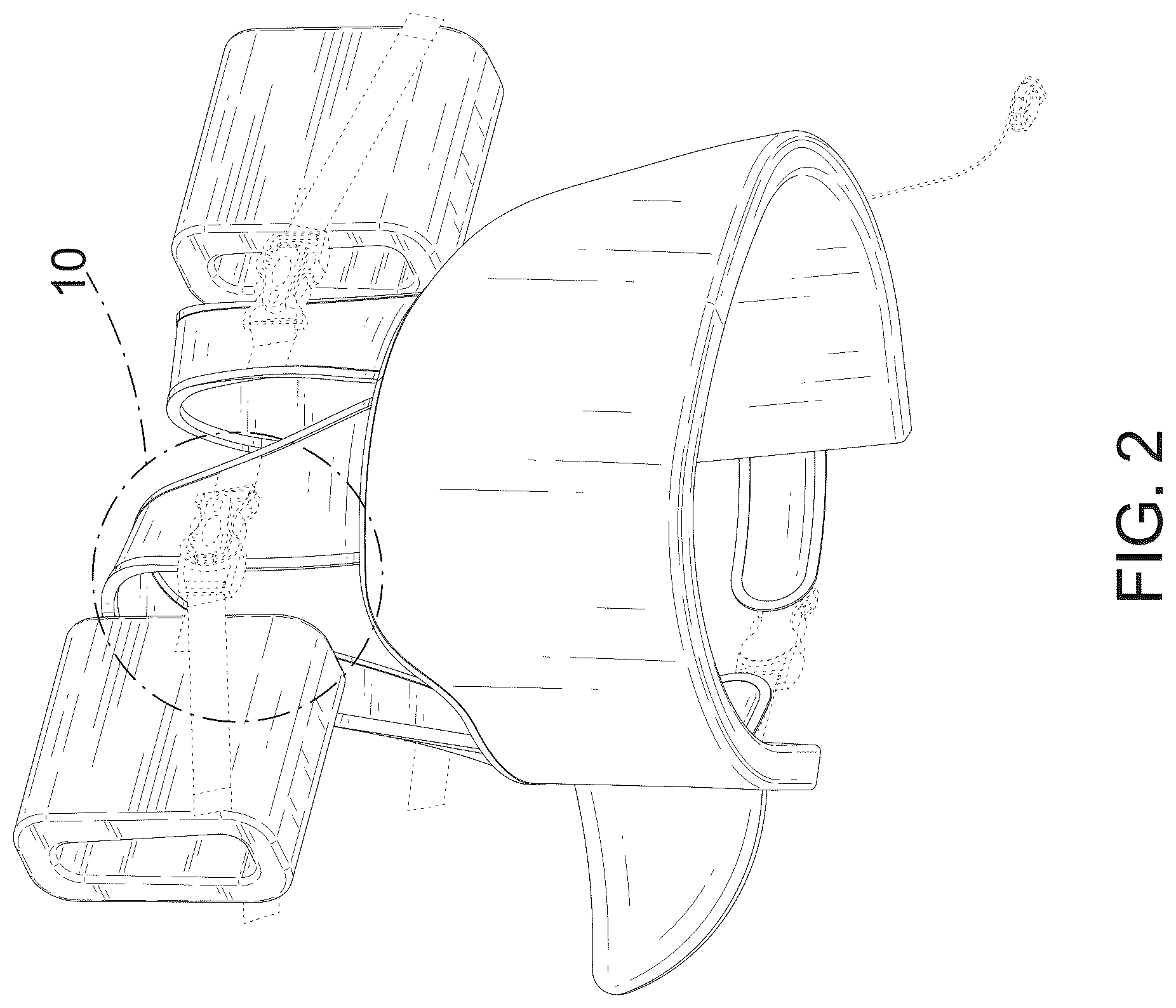 Patent USD1125430 Figure 2 – Swim vest