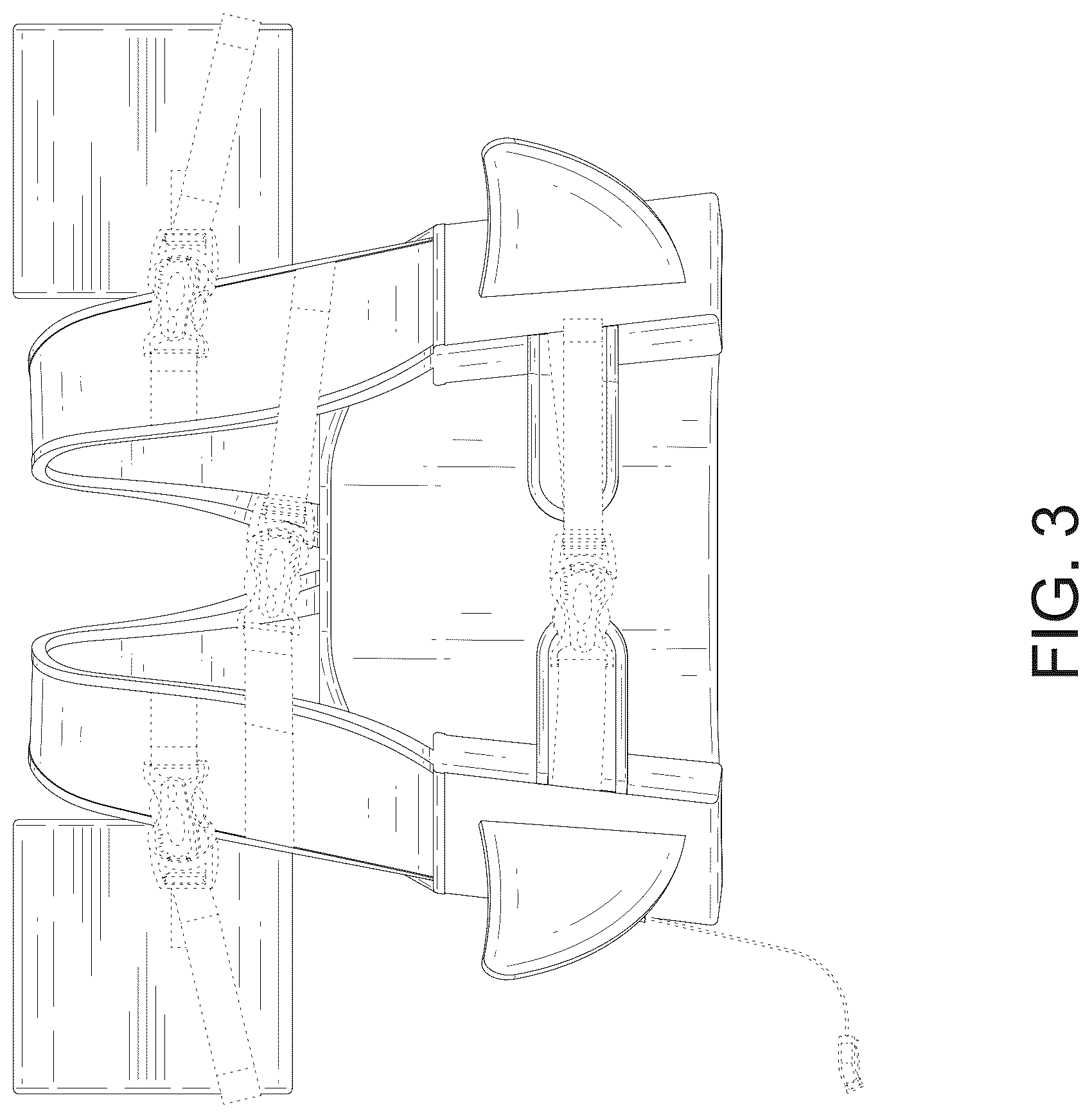 Patent USD1125430 Figure 3 – Swim vest