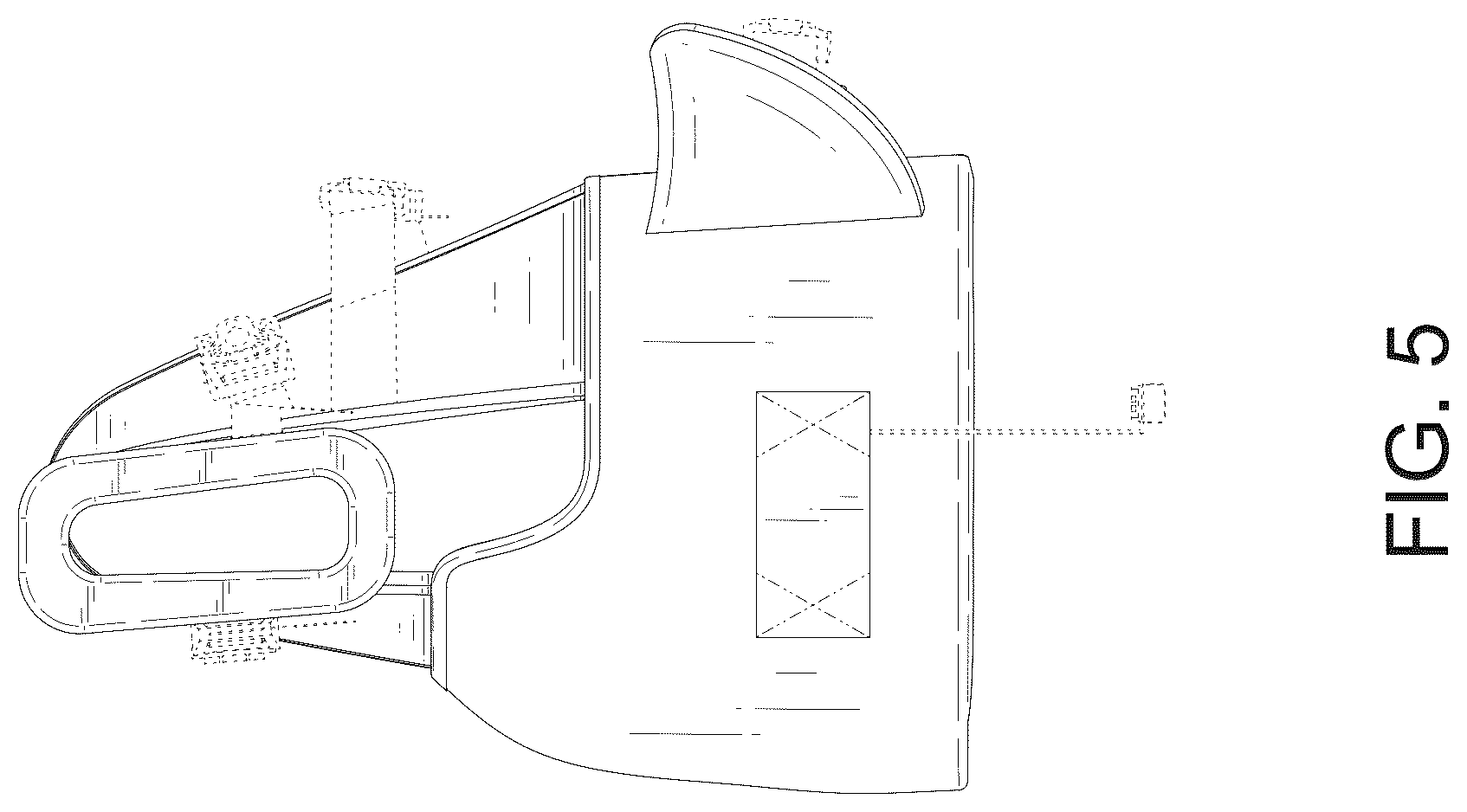 Patent USD1125430 Figure 5 – Swim vest
