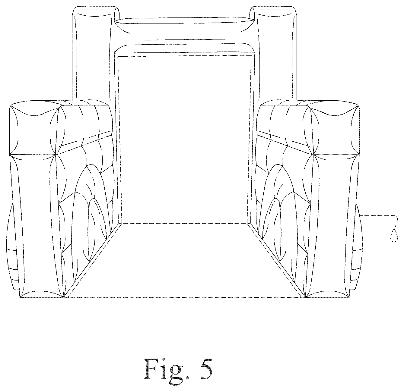 Patent USD1125431 Figure 5 – Inflatable game structure