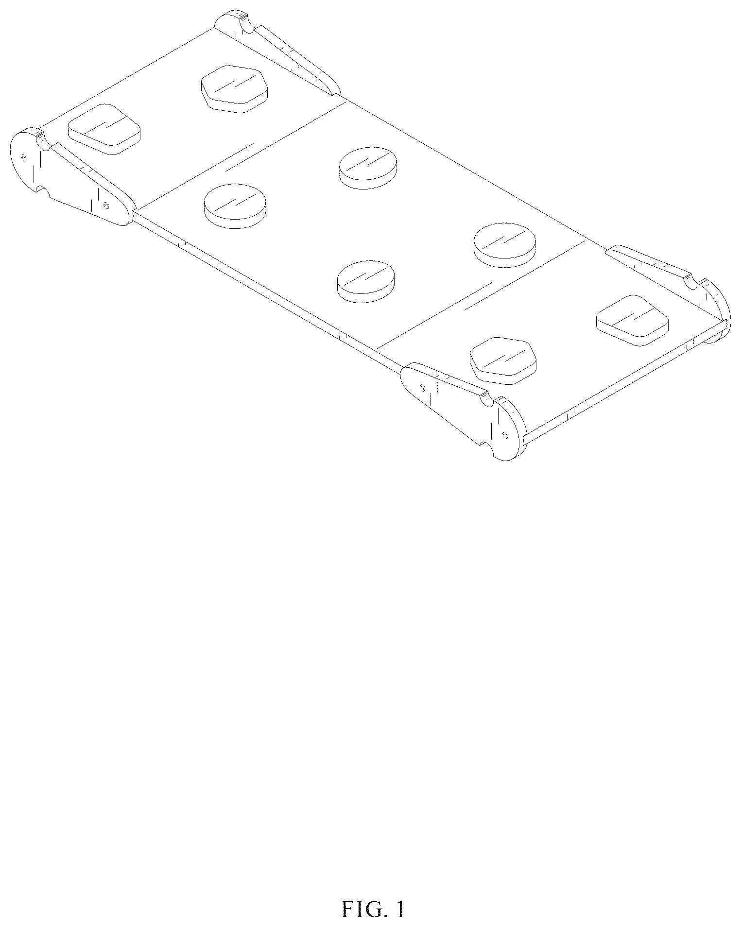 Patent USD1125432 Figure 1 – Climbing slide