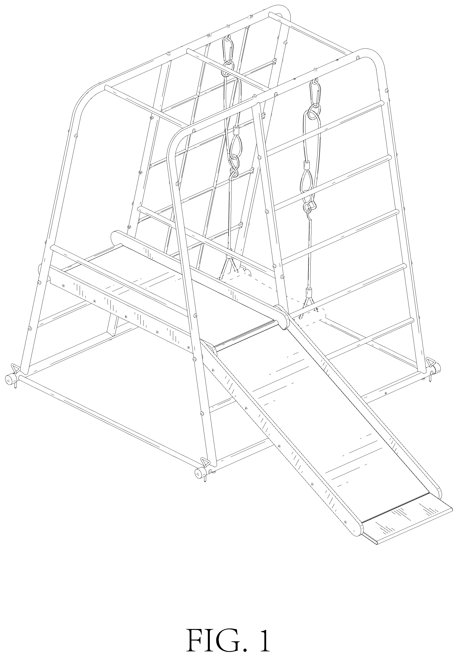 Patent USD1125433 — Playground slide — Figure 1
