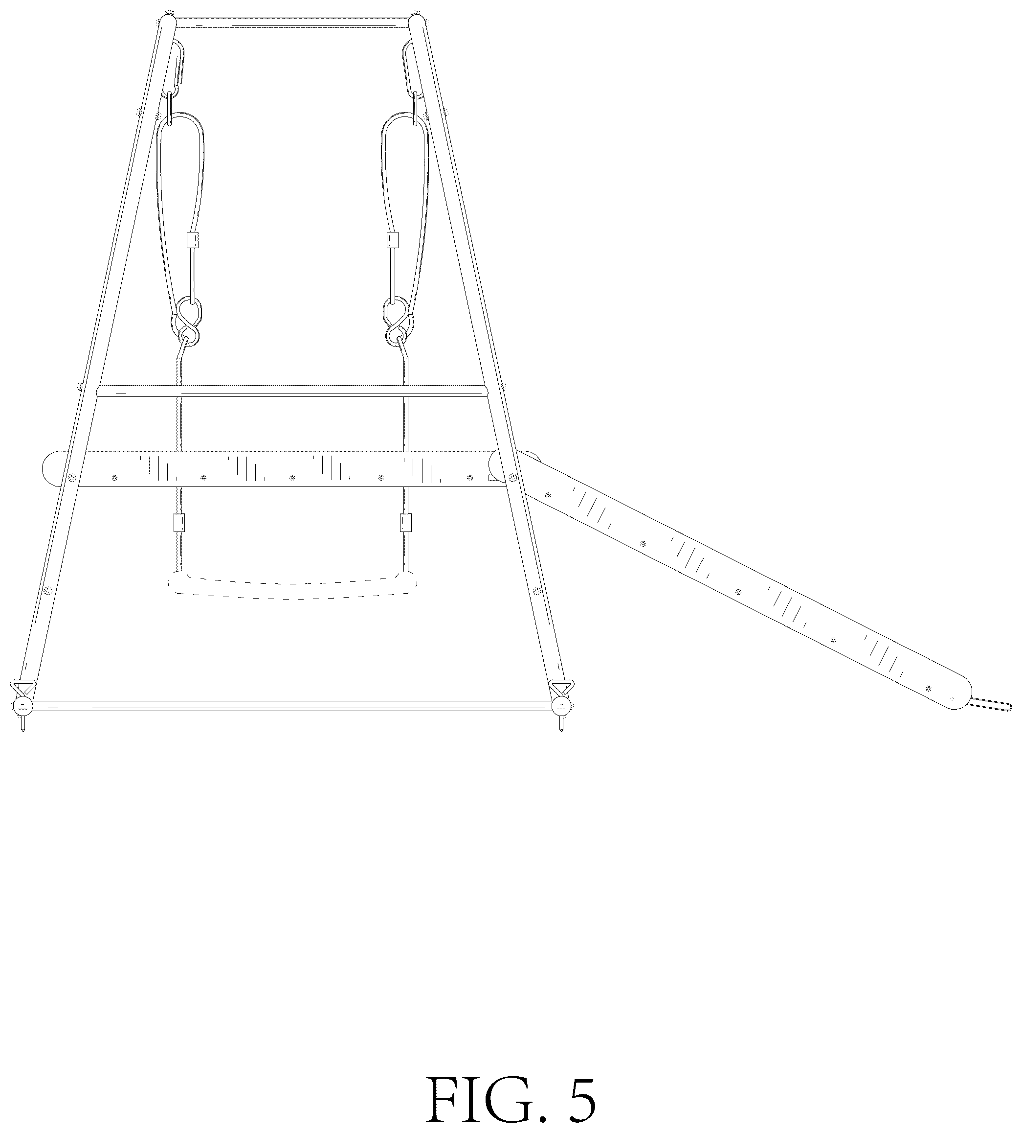 Patent USD1125433 Figure 5 – Playground slide