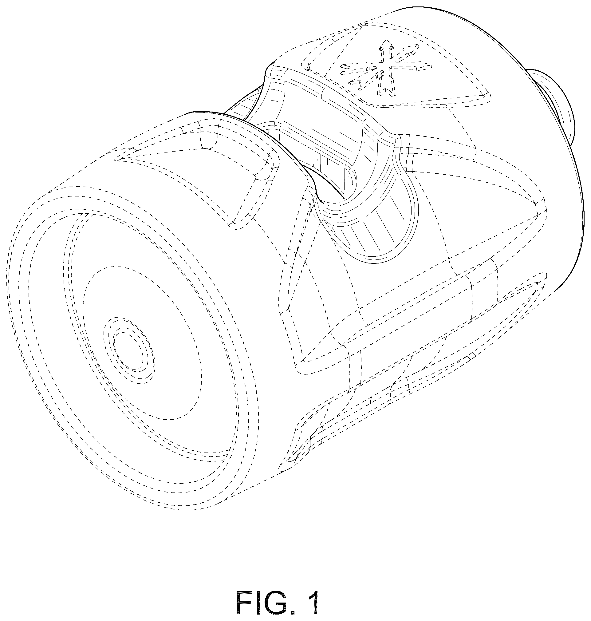 Patent USD1125435 Figure 1 – Tailcap assembly