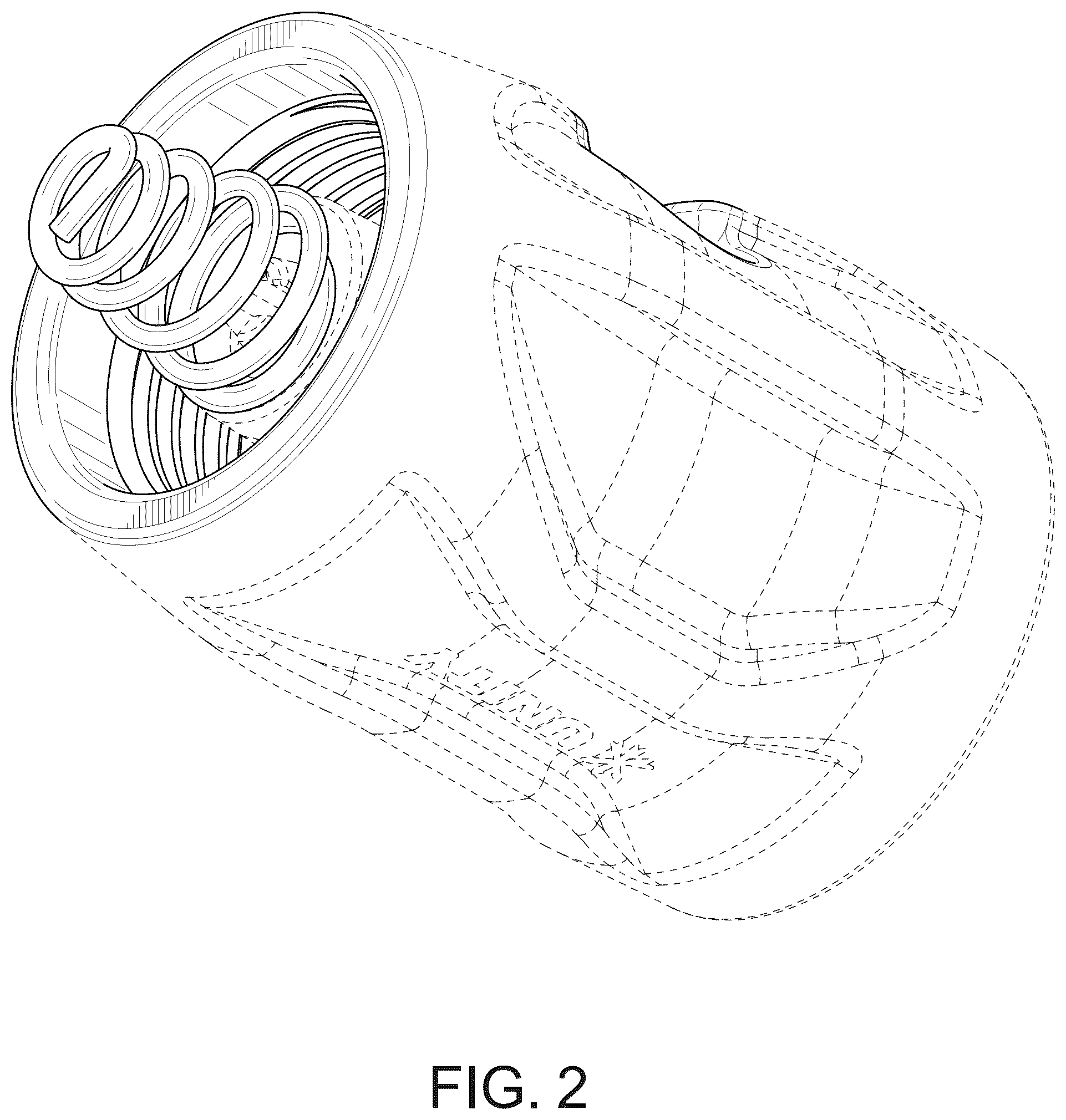 Patent USD1125435 Figure 2 – Tailcap assembly