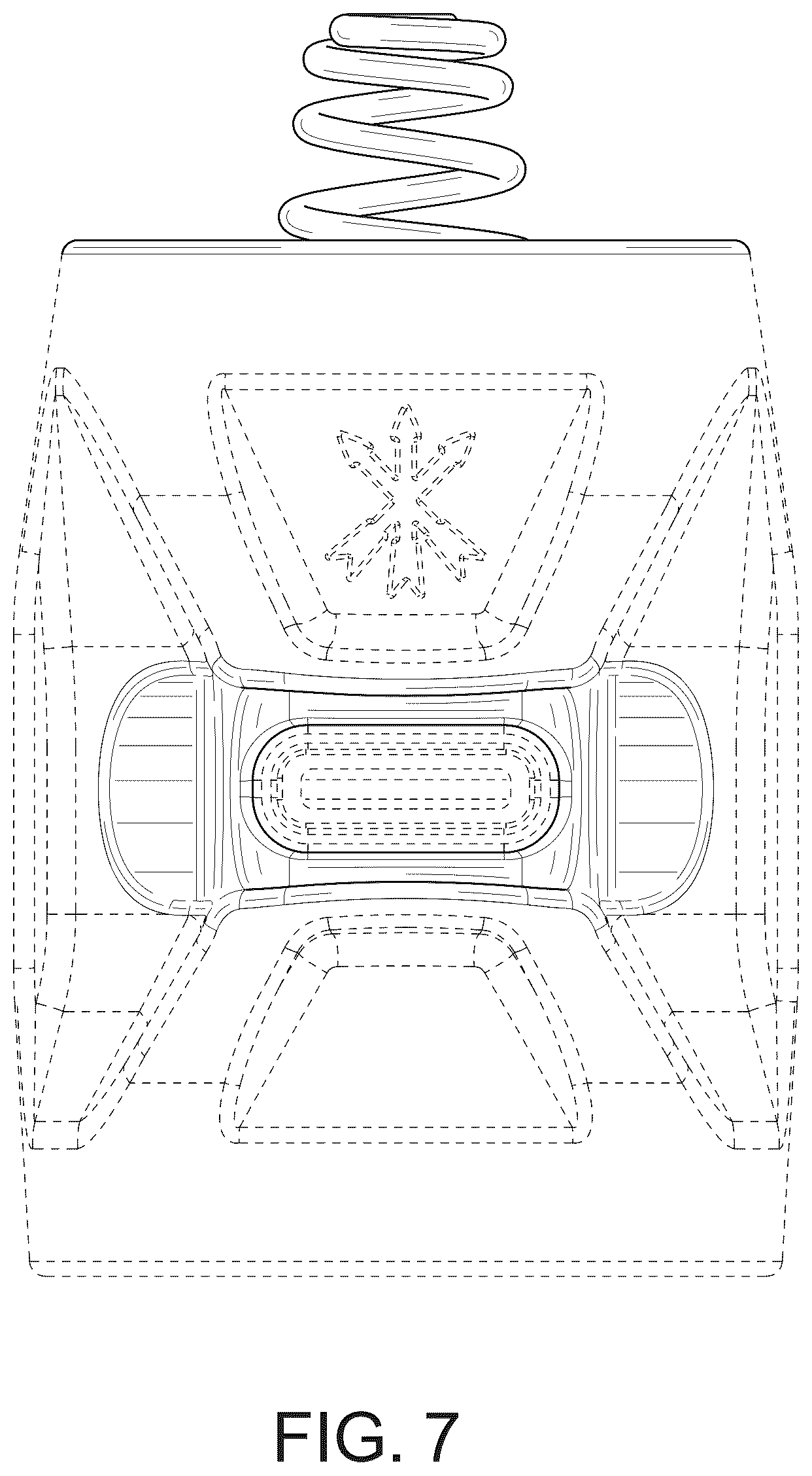 Patent USD1125435 Figure 5 – Tailcap assembly