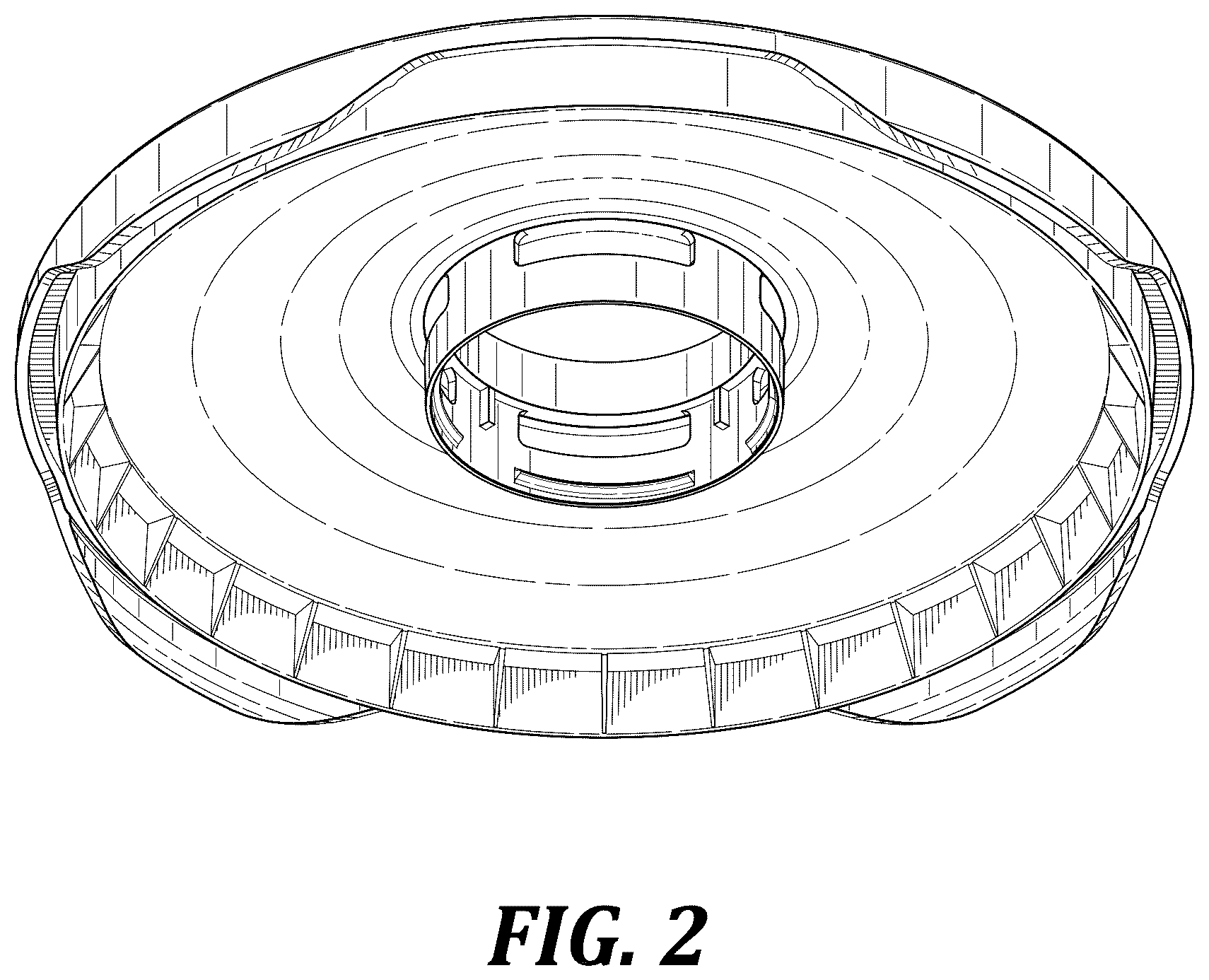 Patent USD1125443 Figure 2 – Fly trap lid