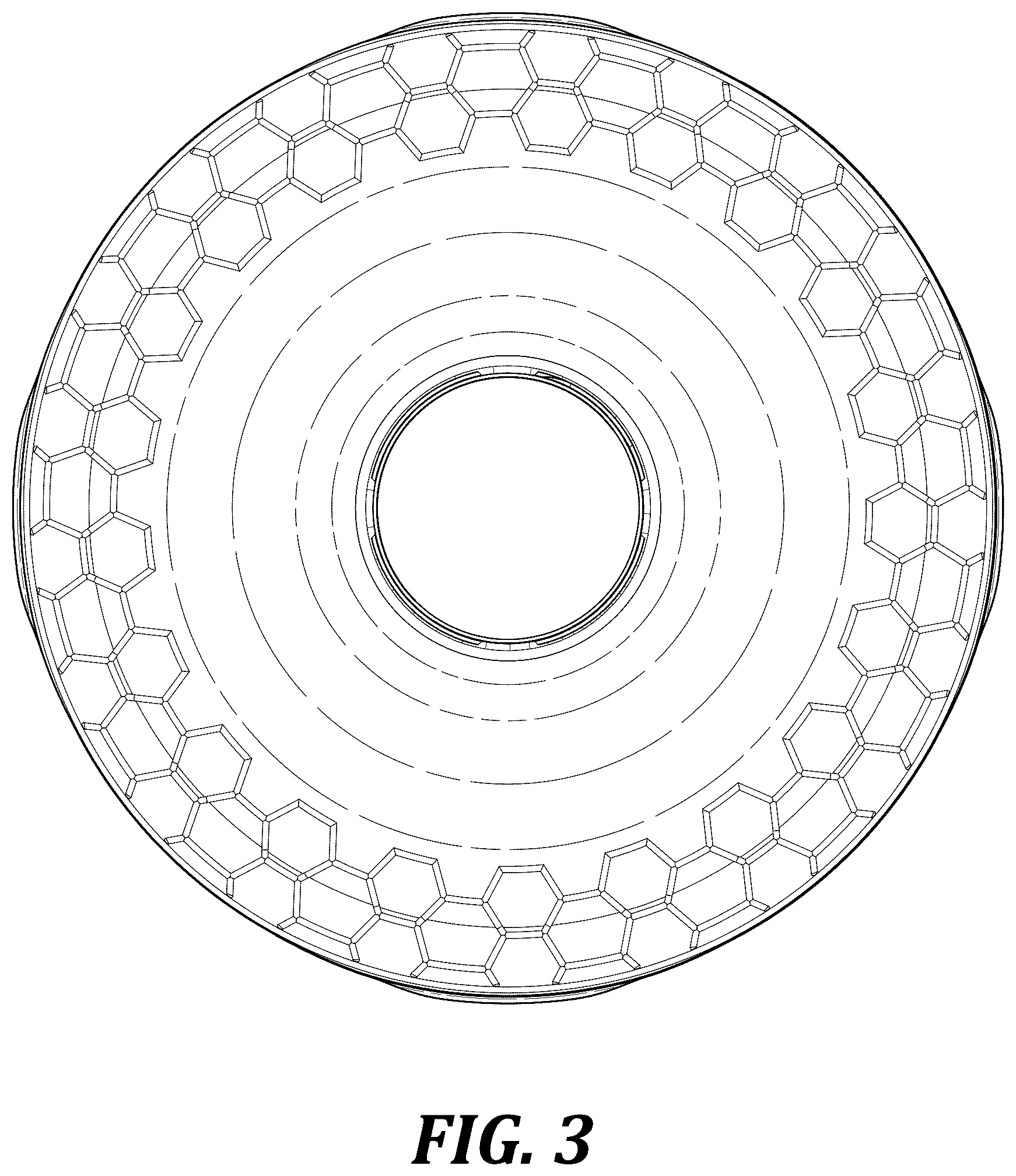 Patent USD1125443 Figure 3 – Fly trap lid