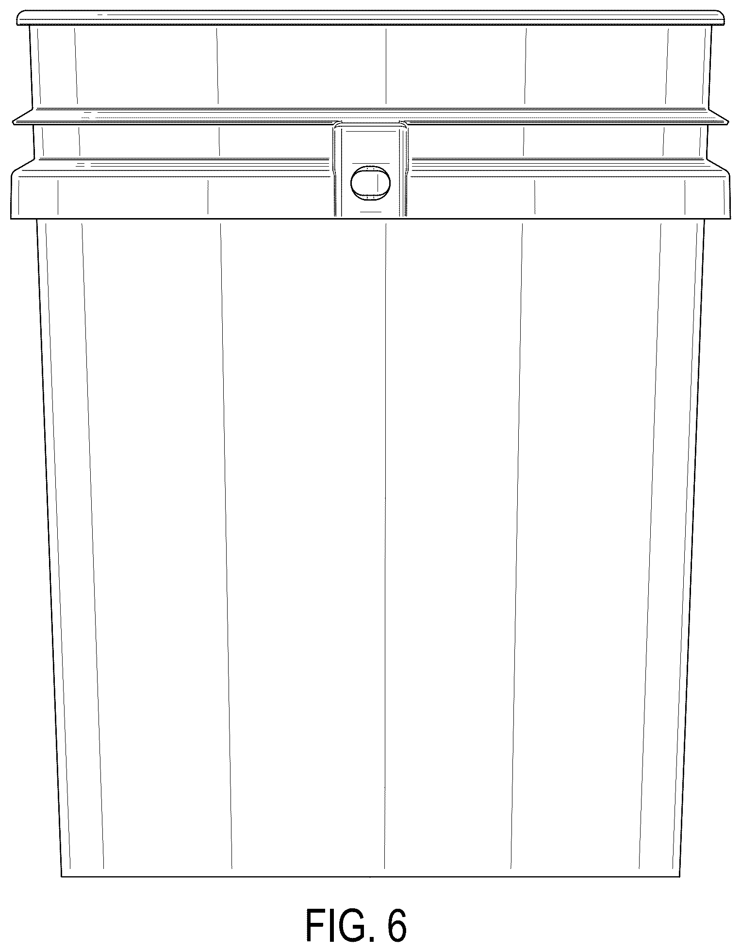 Patent USD1125450 Figure 6 – Container