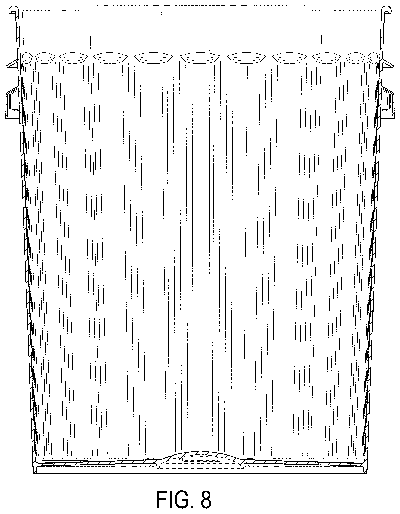 Patent USD1125450 Figure 8 – Container