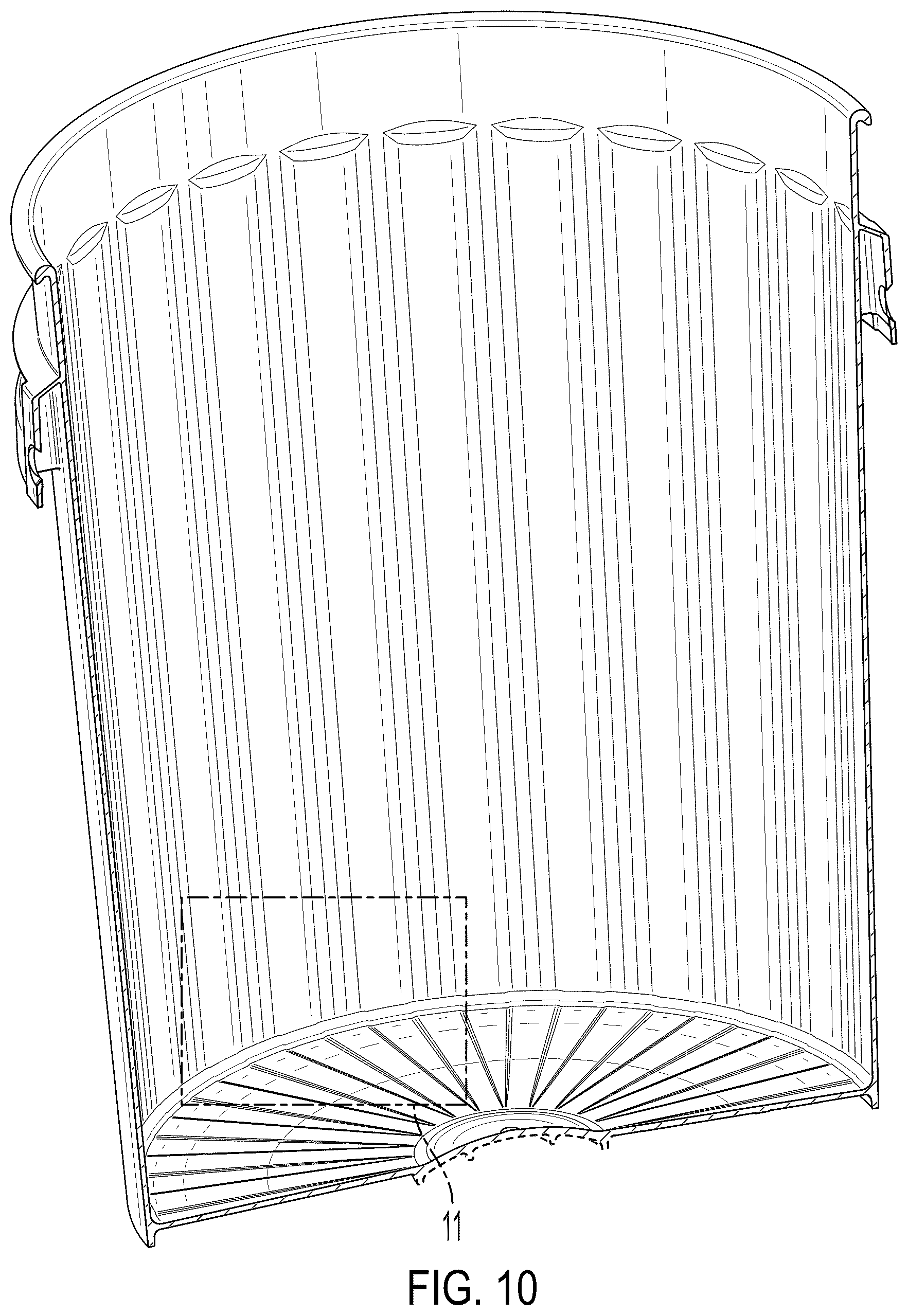 Patent USD1125450 Figure 10 – Container