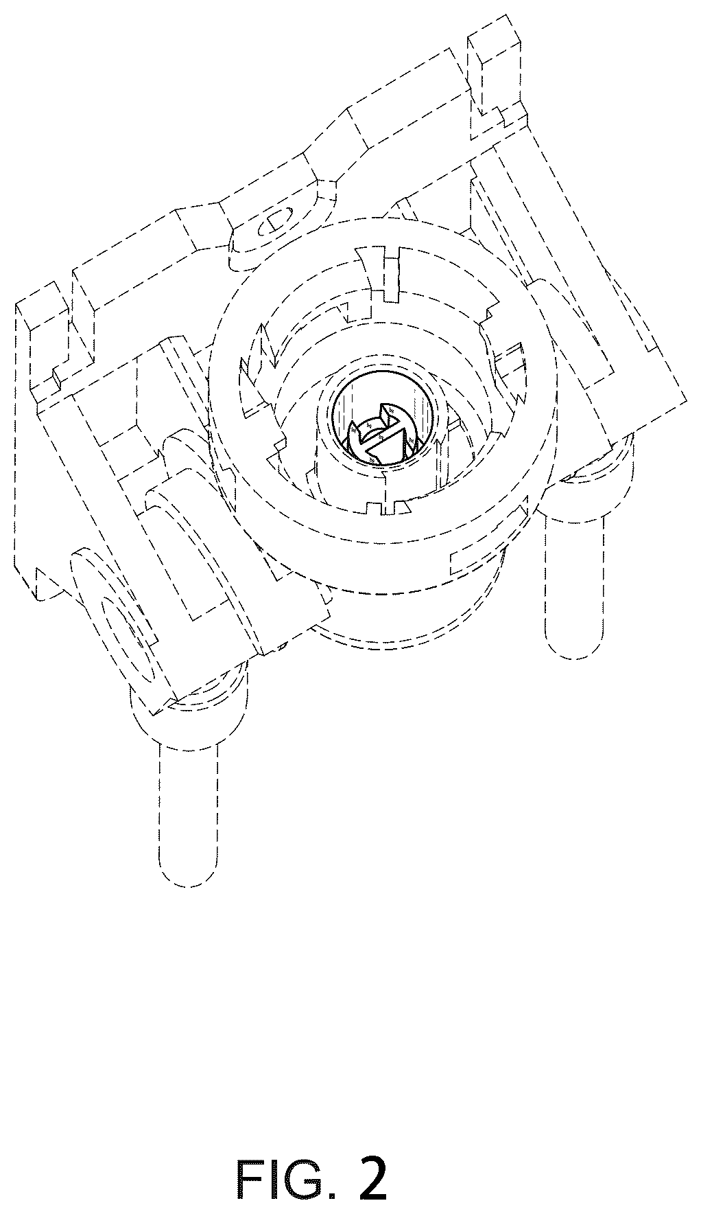 Patent USD1125452 Figure 2 – Manifold for water filter
