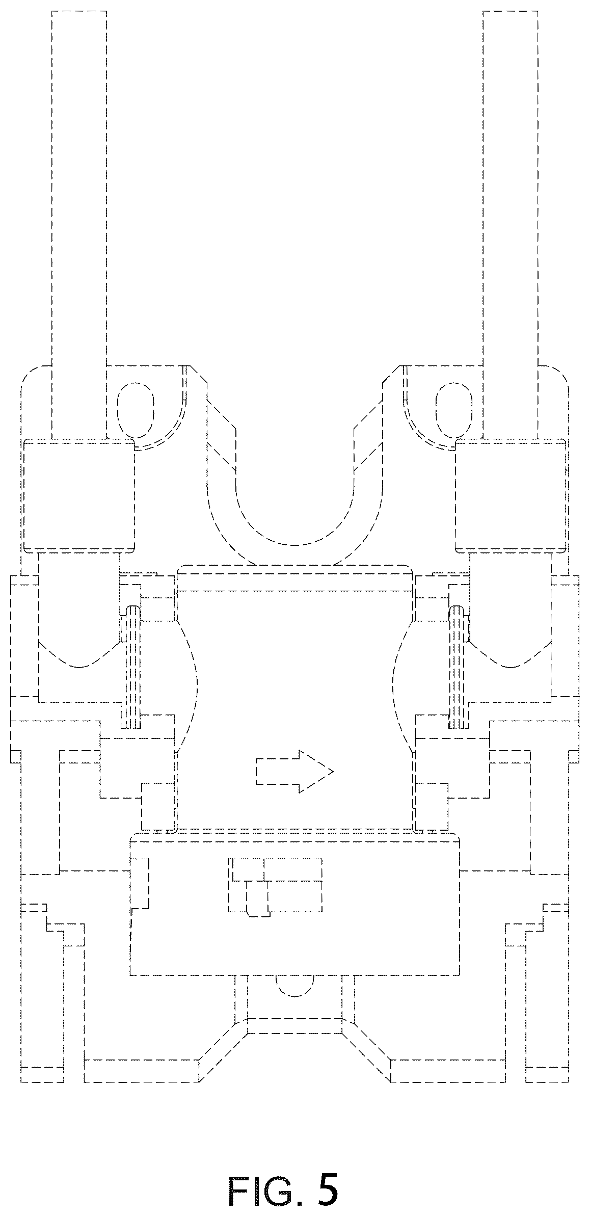 Patent USD1125452 Figure 5 – Manifold for water filter