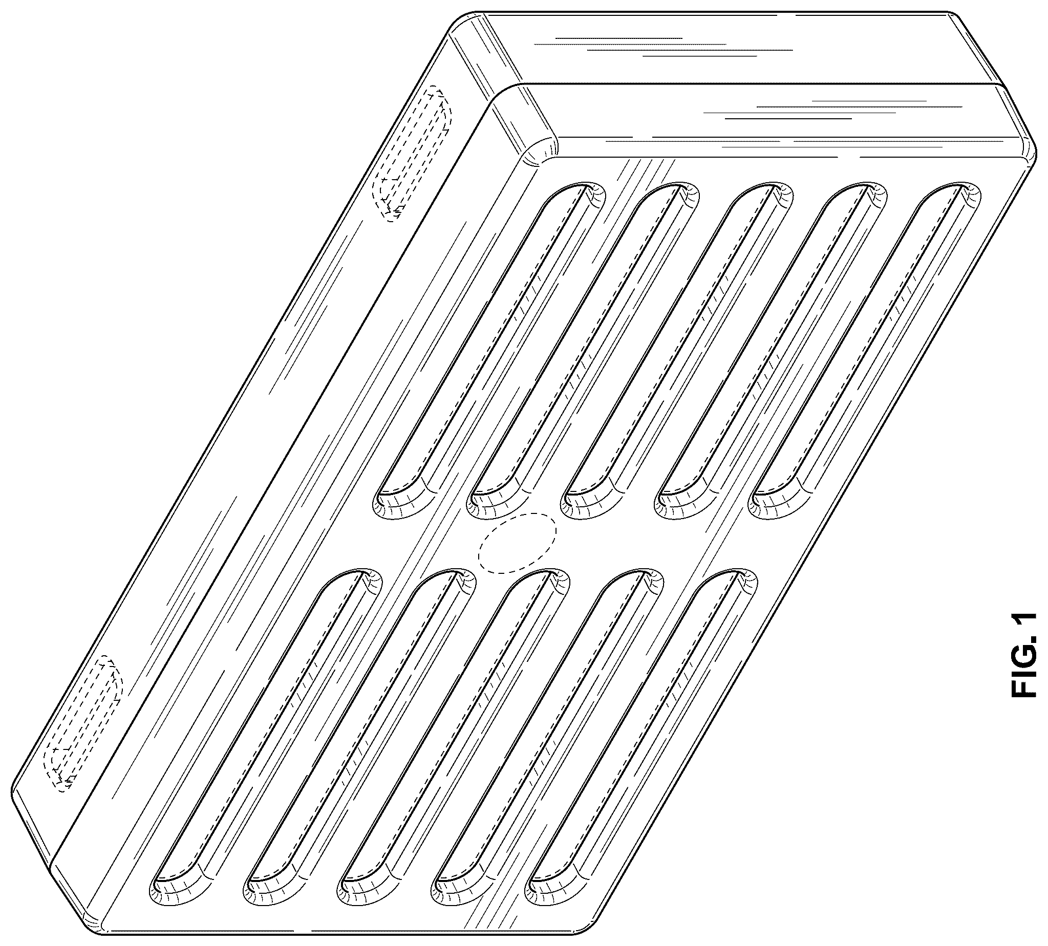 Patent USD1125453 Figure 1 – Water pump filter cartridge
