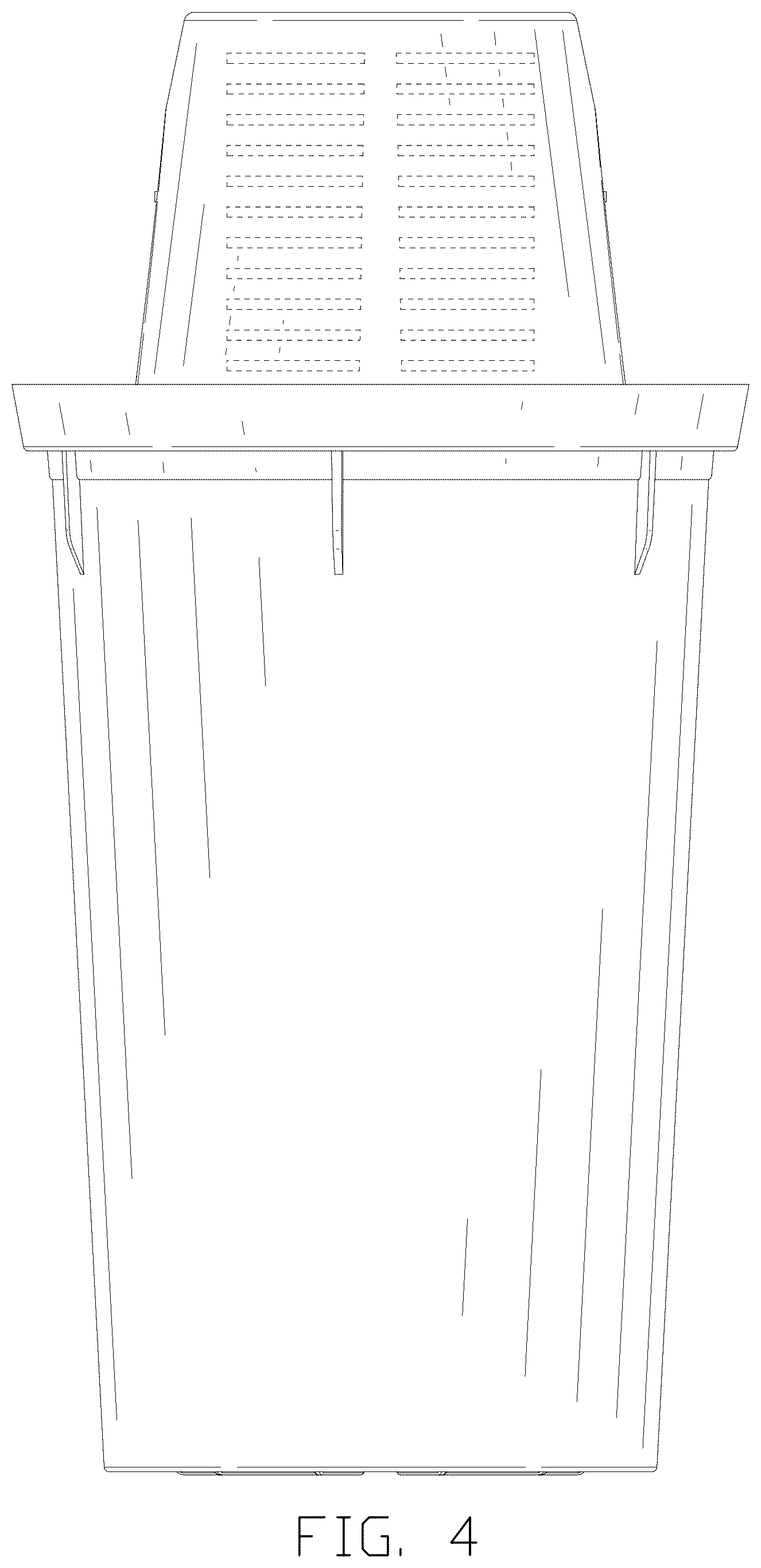 Patent USD1125454 Figure 4 – Filter element
