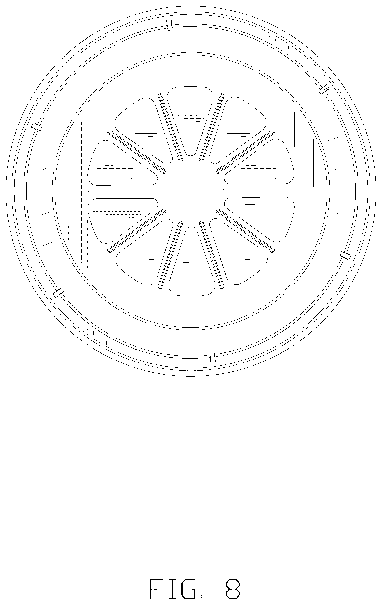 Patent USD1125454 Figure 8 – Filter element