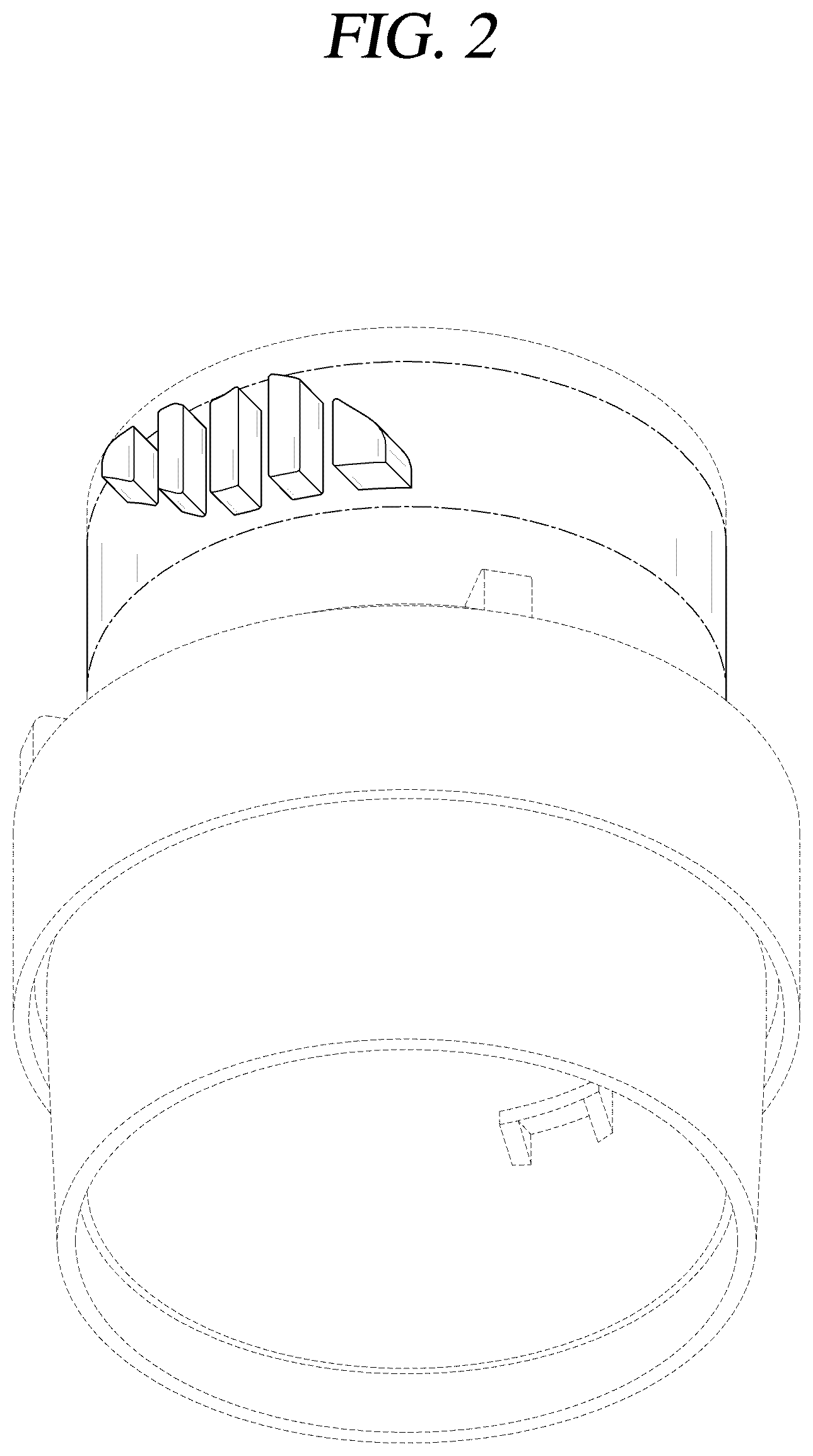 Patent USD1125455 Figure 2 – Head assembly for refrigerator filter