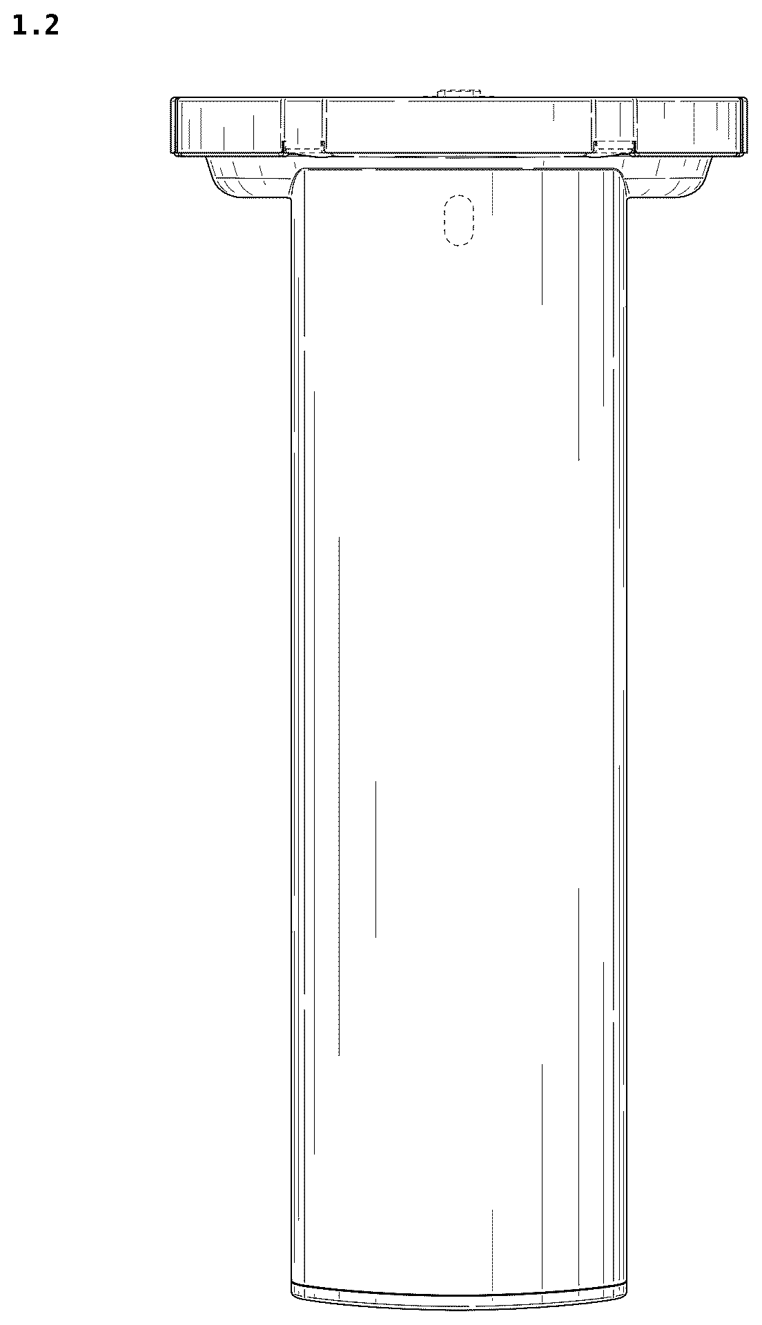 Patent USD1125456 Figure 2 – Water purifier