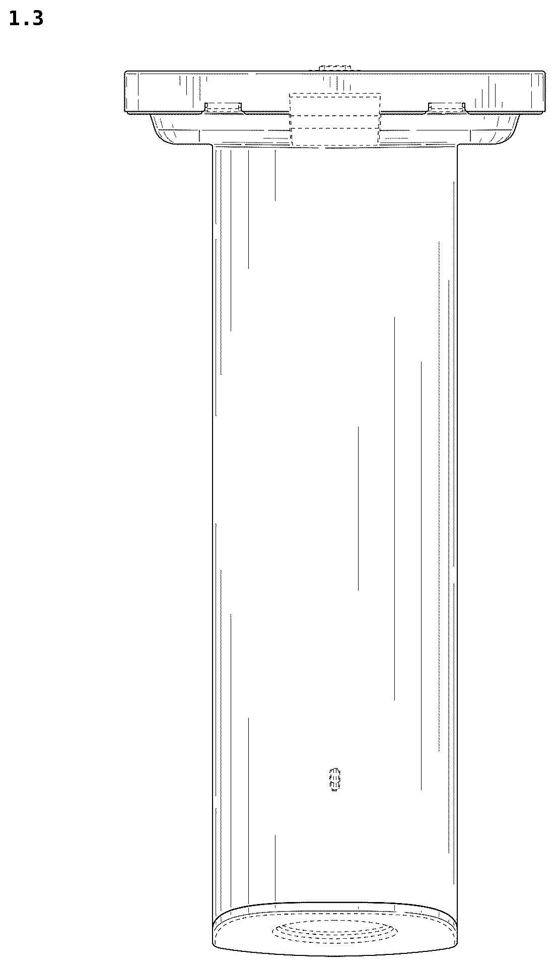 Patent USD1125456 Figure 3 – Water purifier