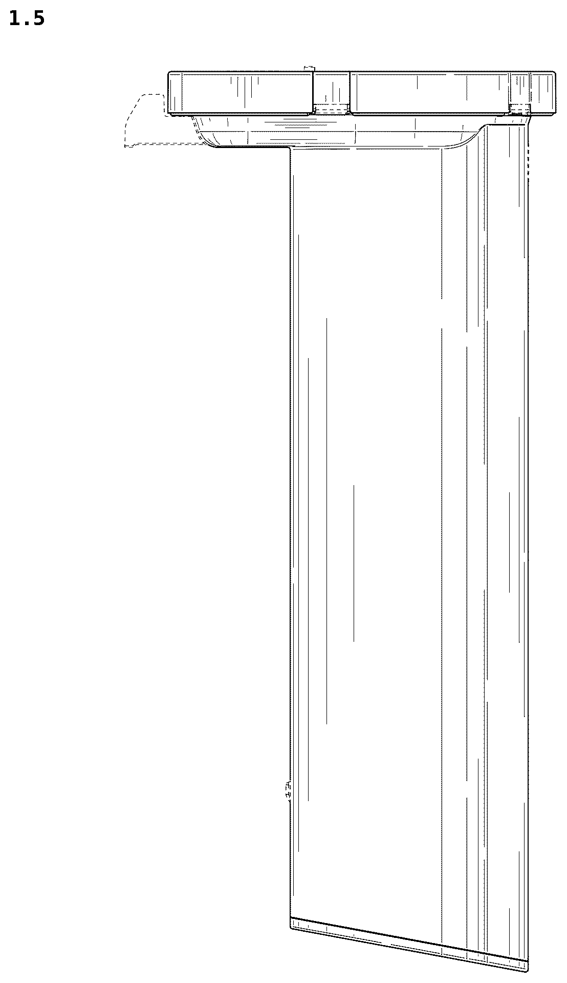 Patent USD1125456 Figure 5 – Water purifier
