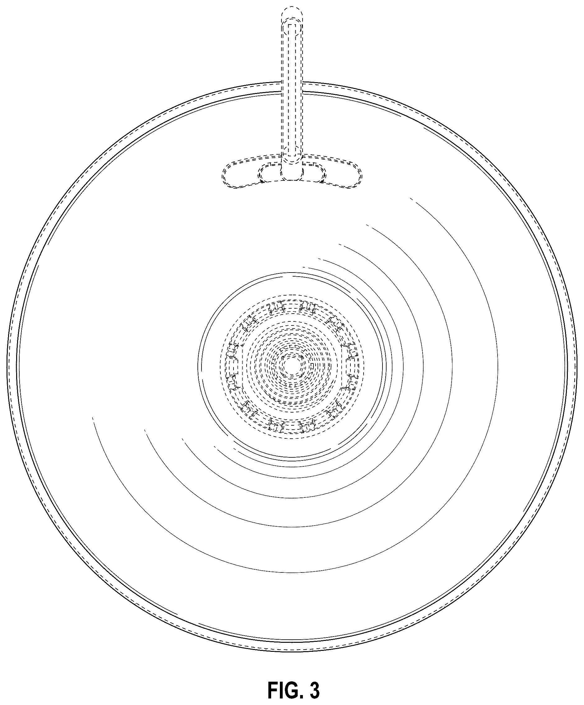 Patent USD1125457 Figure 3 – Shower head