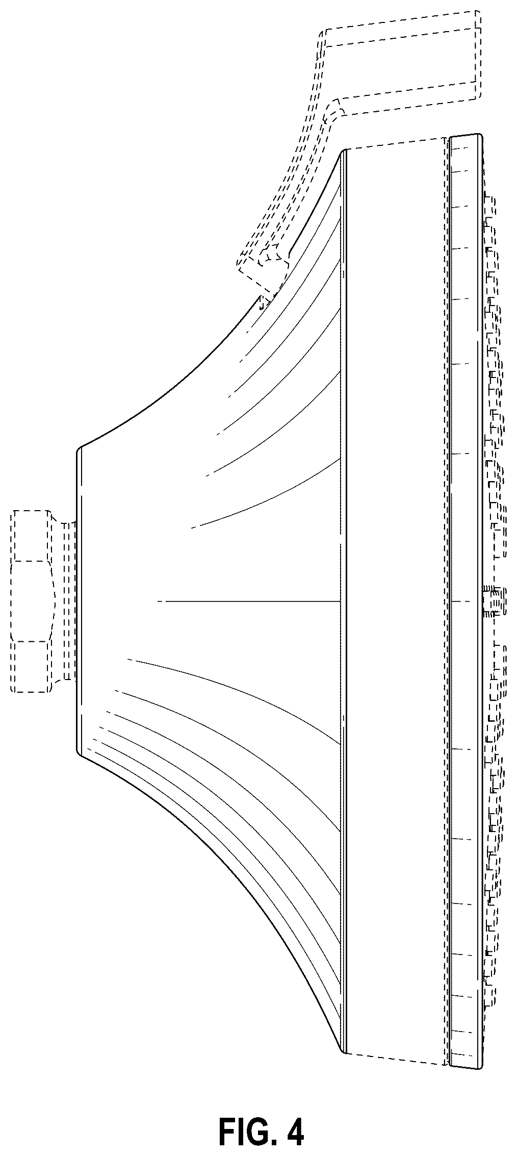 Patent USD1125457 Figure 4 – Shower head