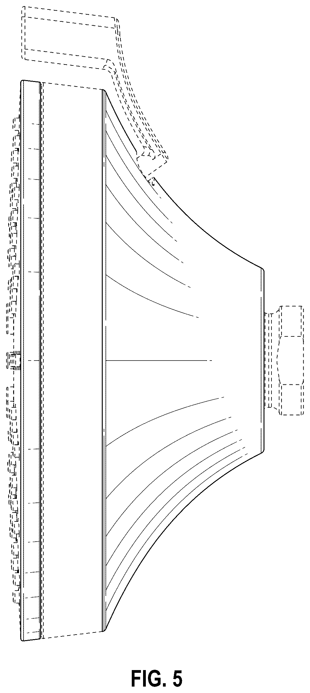 Patent USD1125457 Figure 5 – Shower head