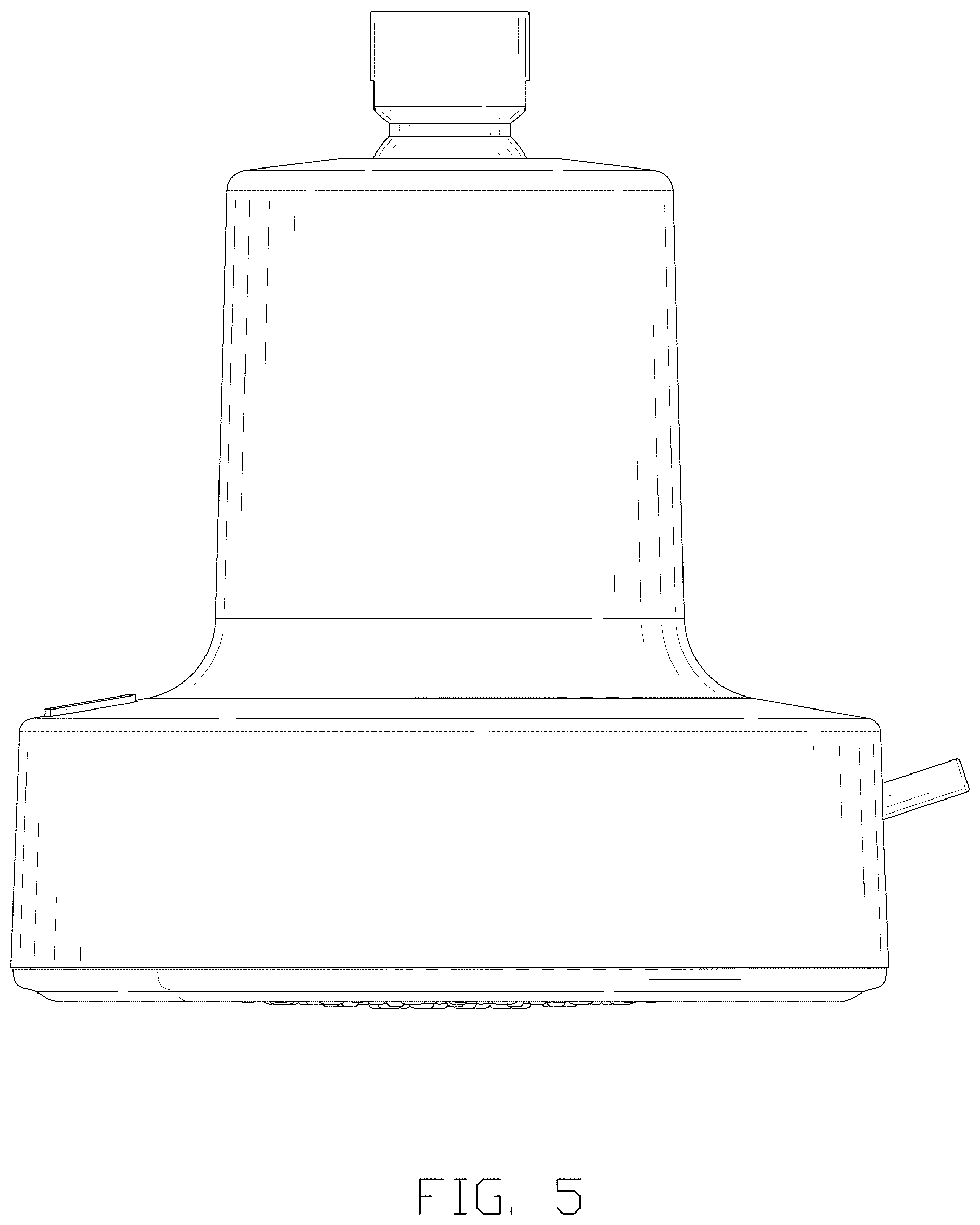 Patent USD1125458 Figure 5 – Spray head for shower
