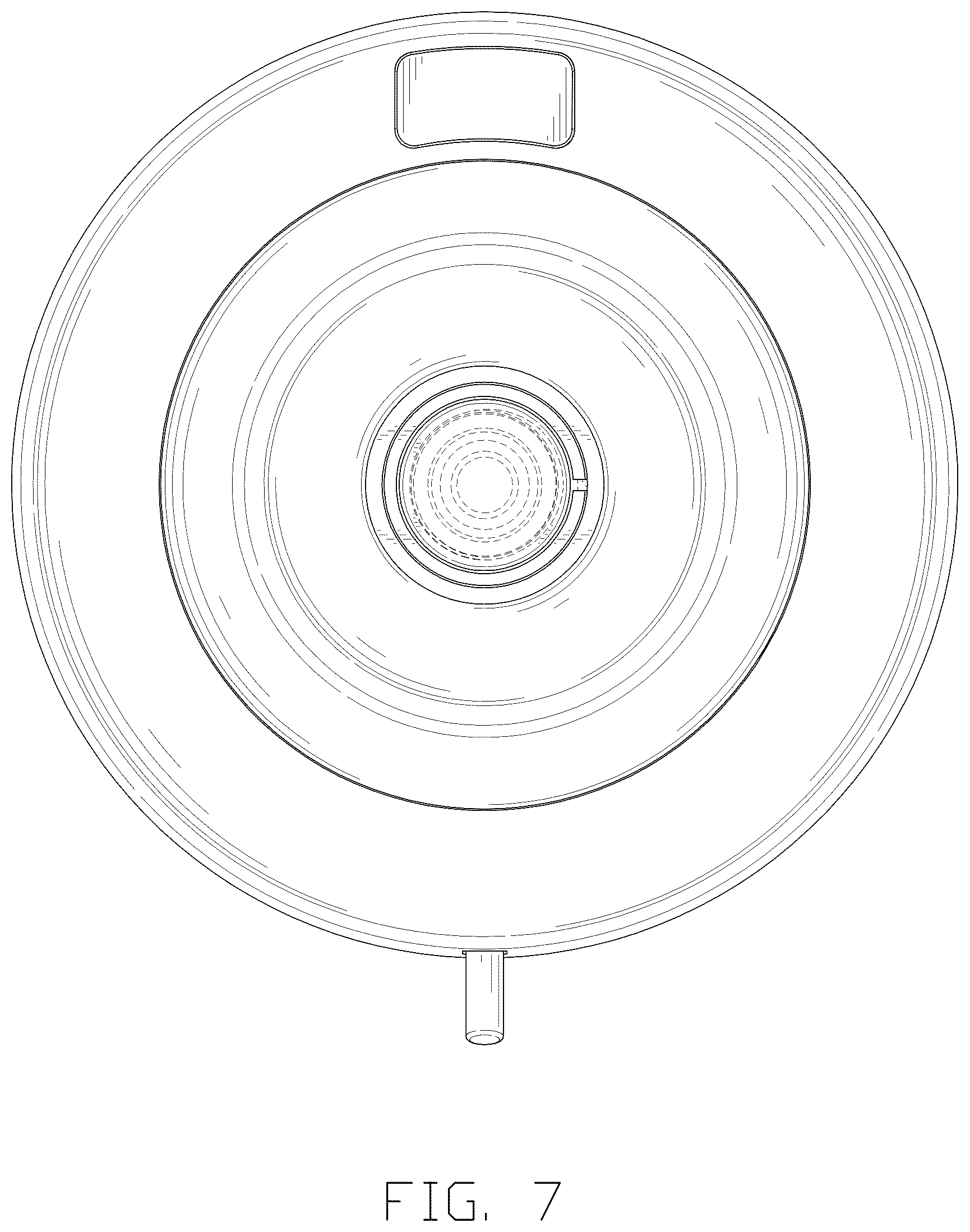 Patent USD1125458 Figure 7 – Spray head for shower