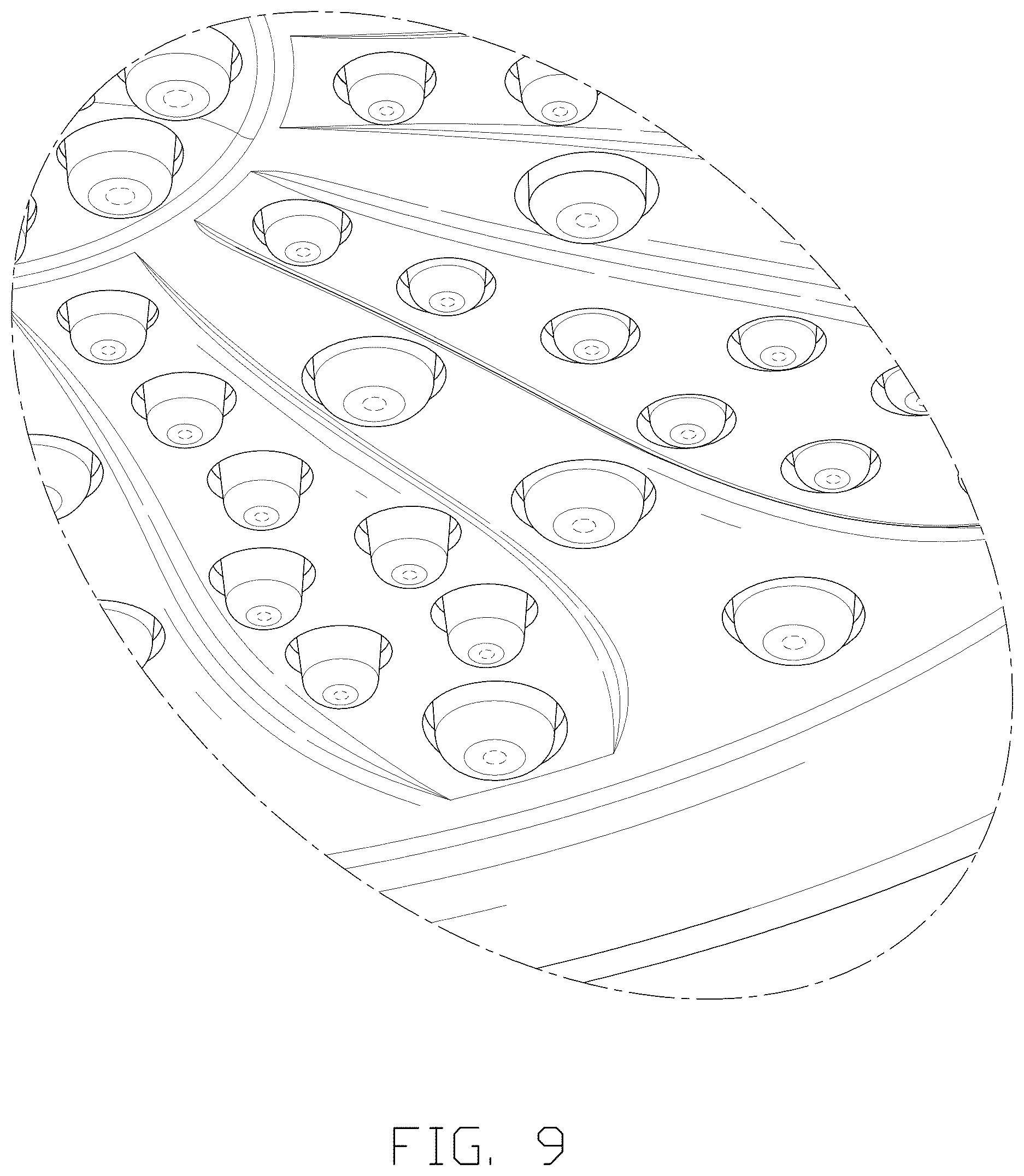 Patent USD1125458 Figure 9 – Spray head for shower