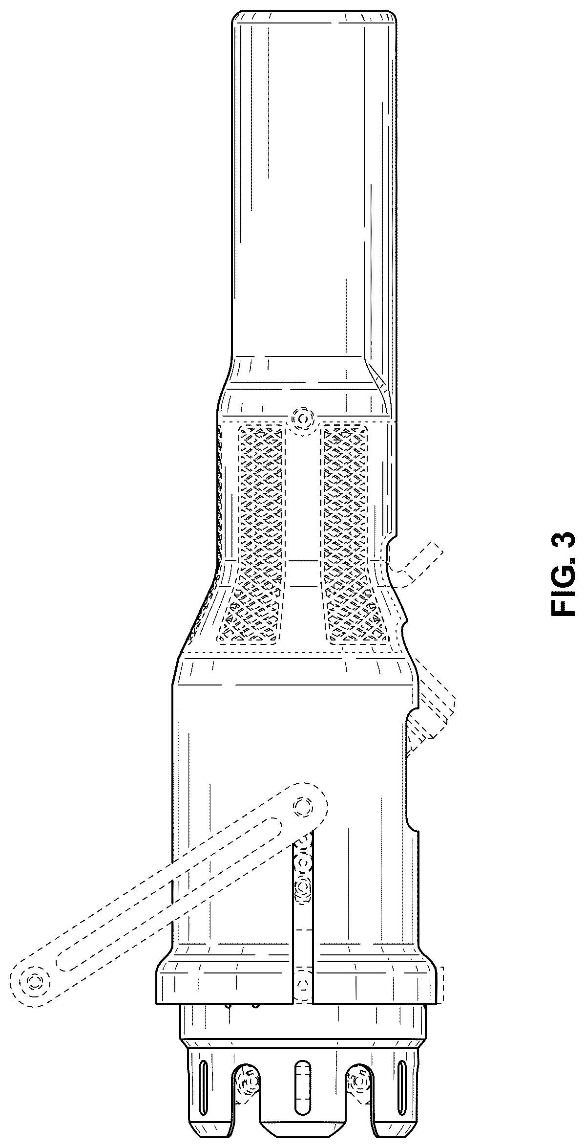 Patent USD1125460 Figure 3 – Nozzle