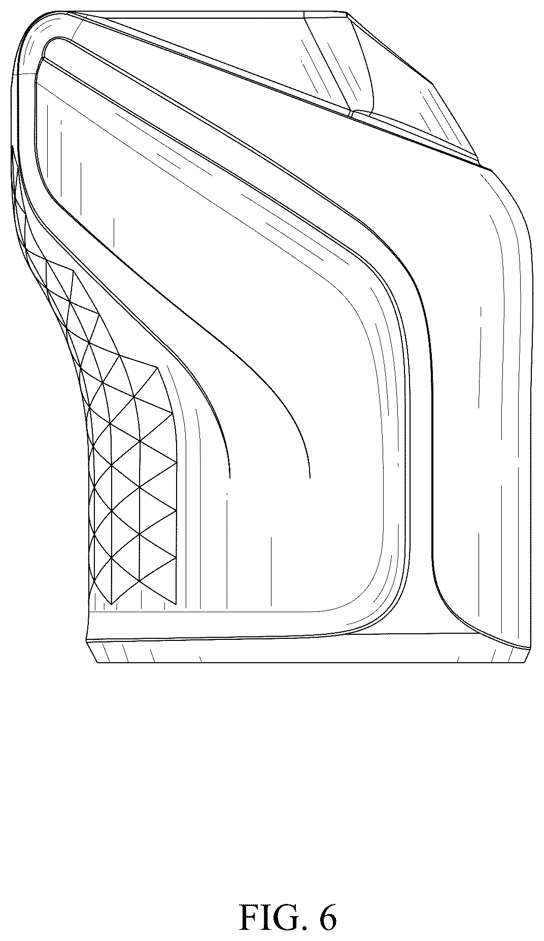 Patent USD1125462 Figure 6 – Airbrush cover