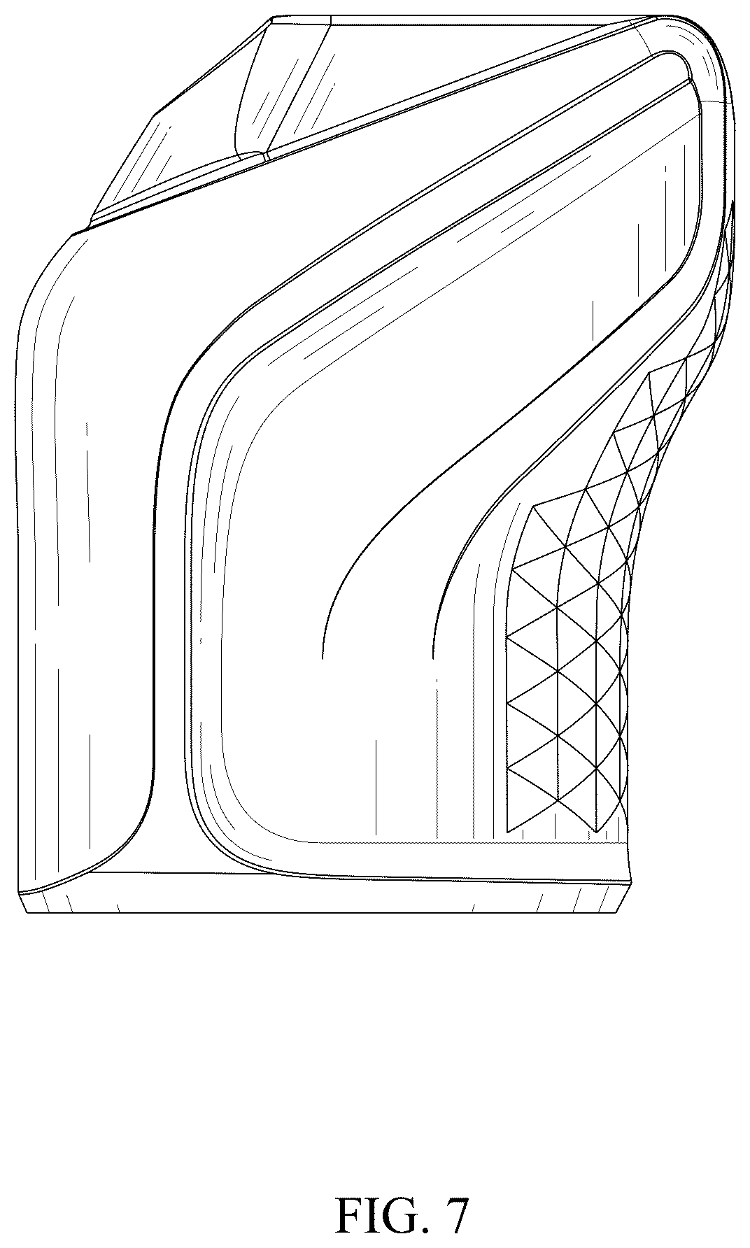 Patent USD1125462 Figure 7 – Airbrush cover