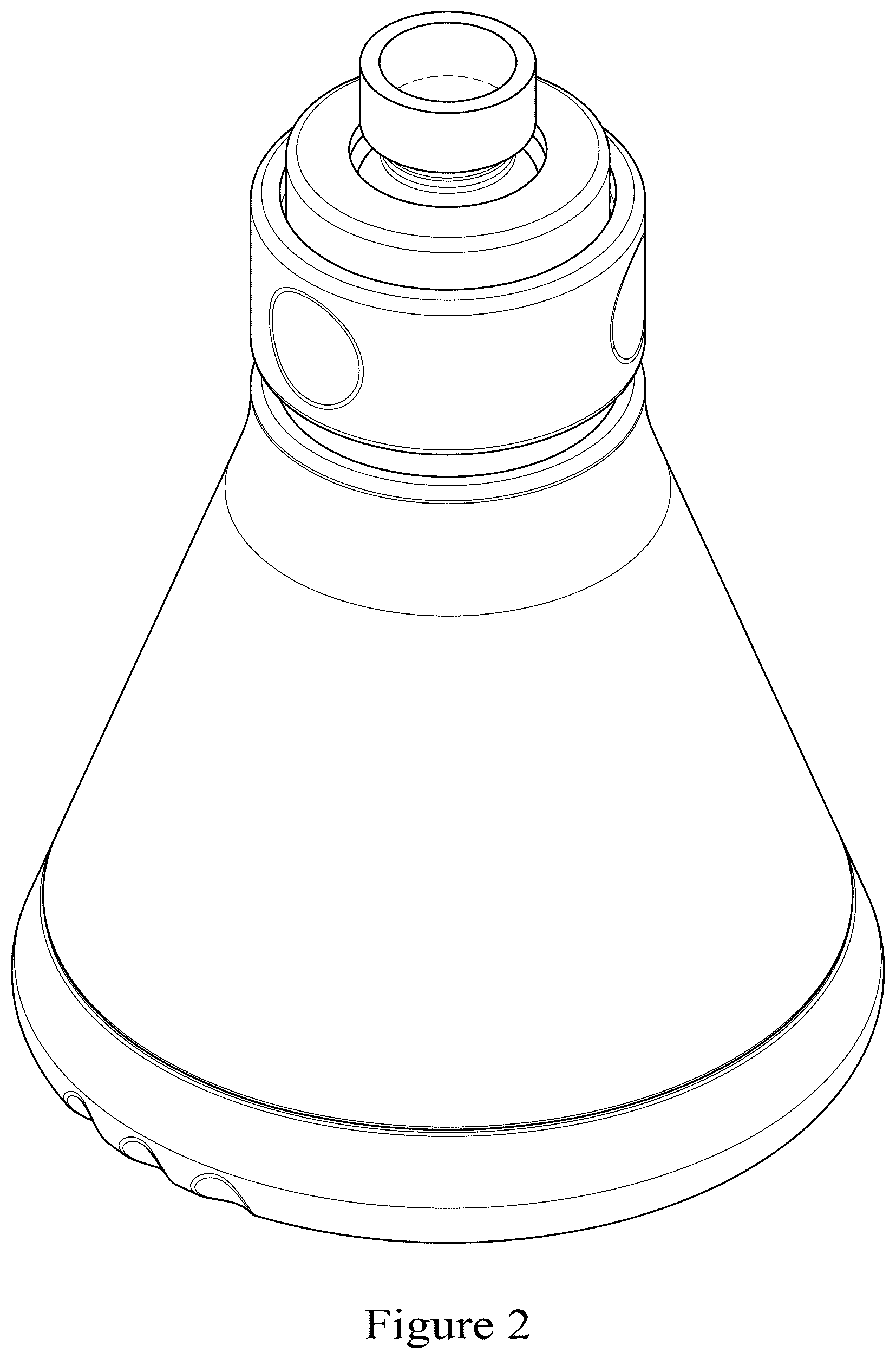 Patent USD1125463 Figure 2 – Shower nozzle