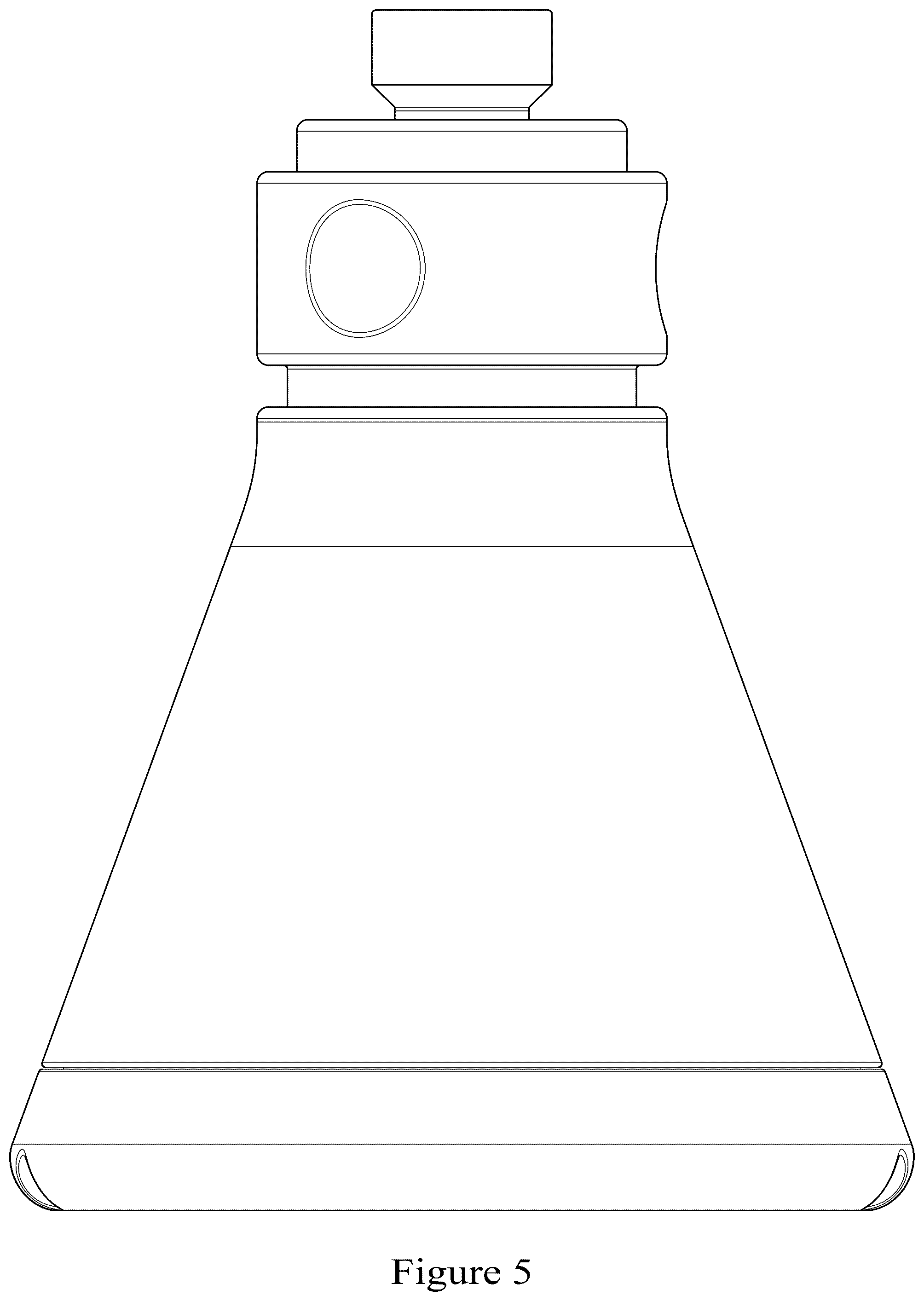 Patent USD1125463 Figure 5 – Shower nozzle
